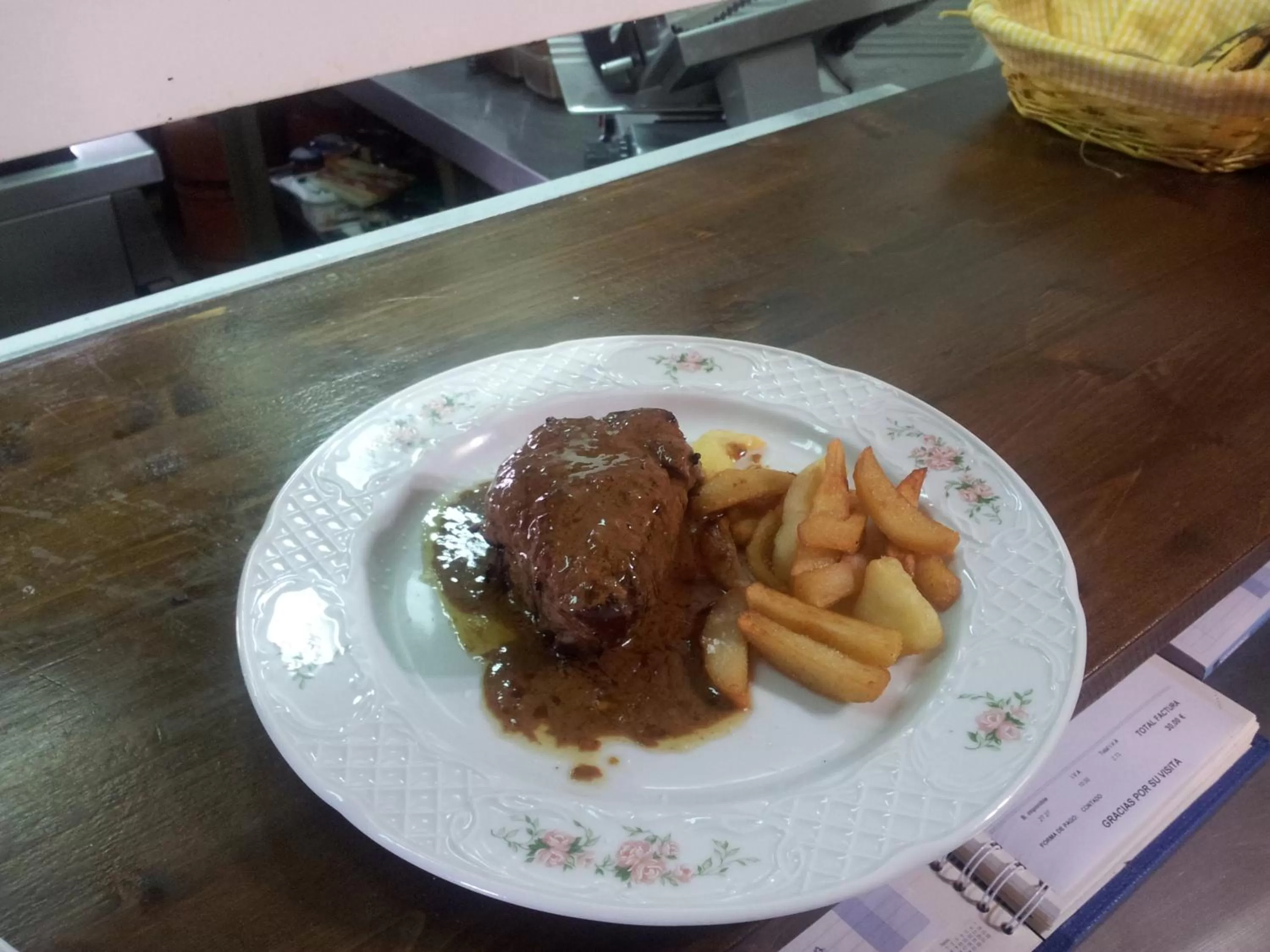 Food close-up in Hotel Restaurante Sonsoles