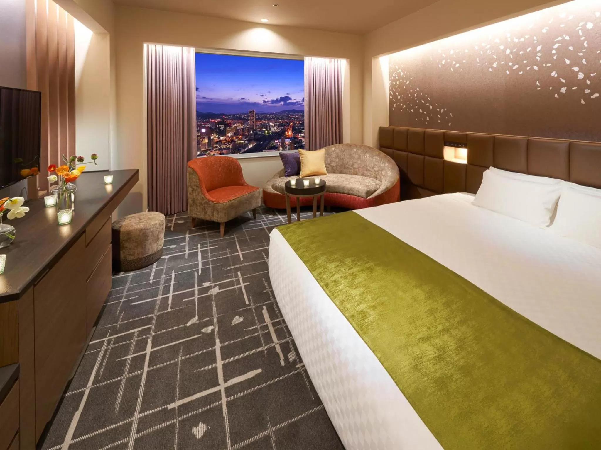 Bed in Rihga Royal Hotel Kokura Fukuoka