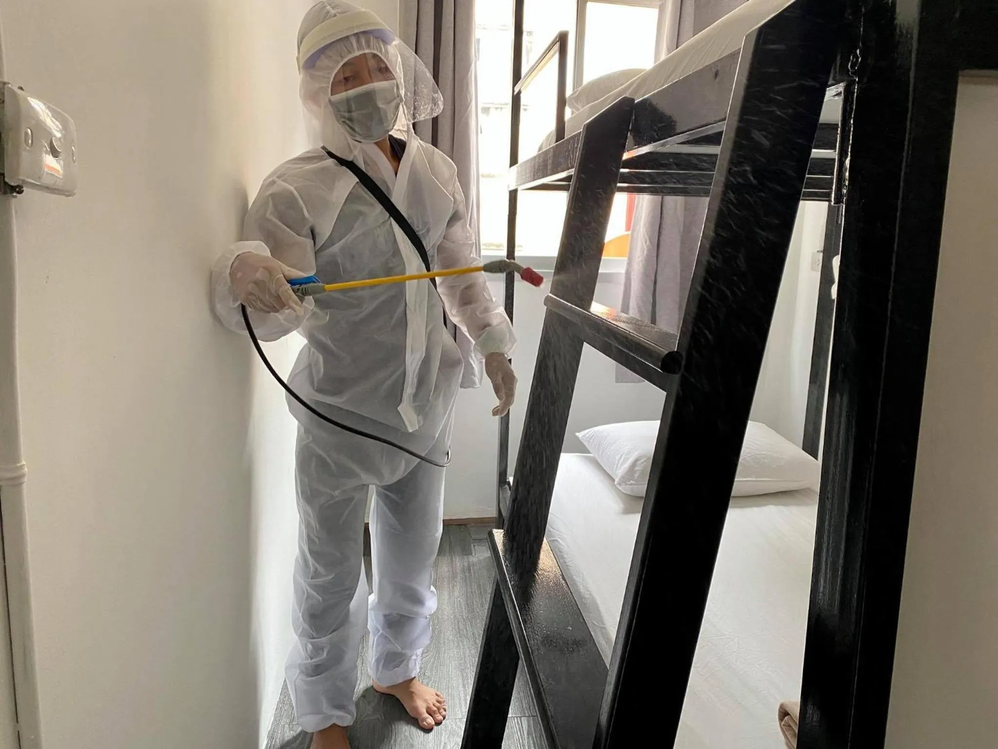 bunk bed in Bangkok Nomad Hostel