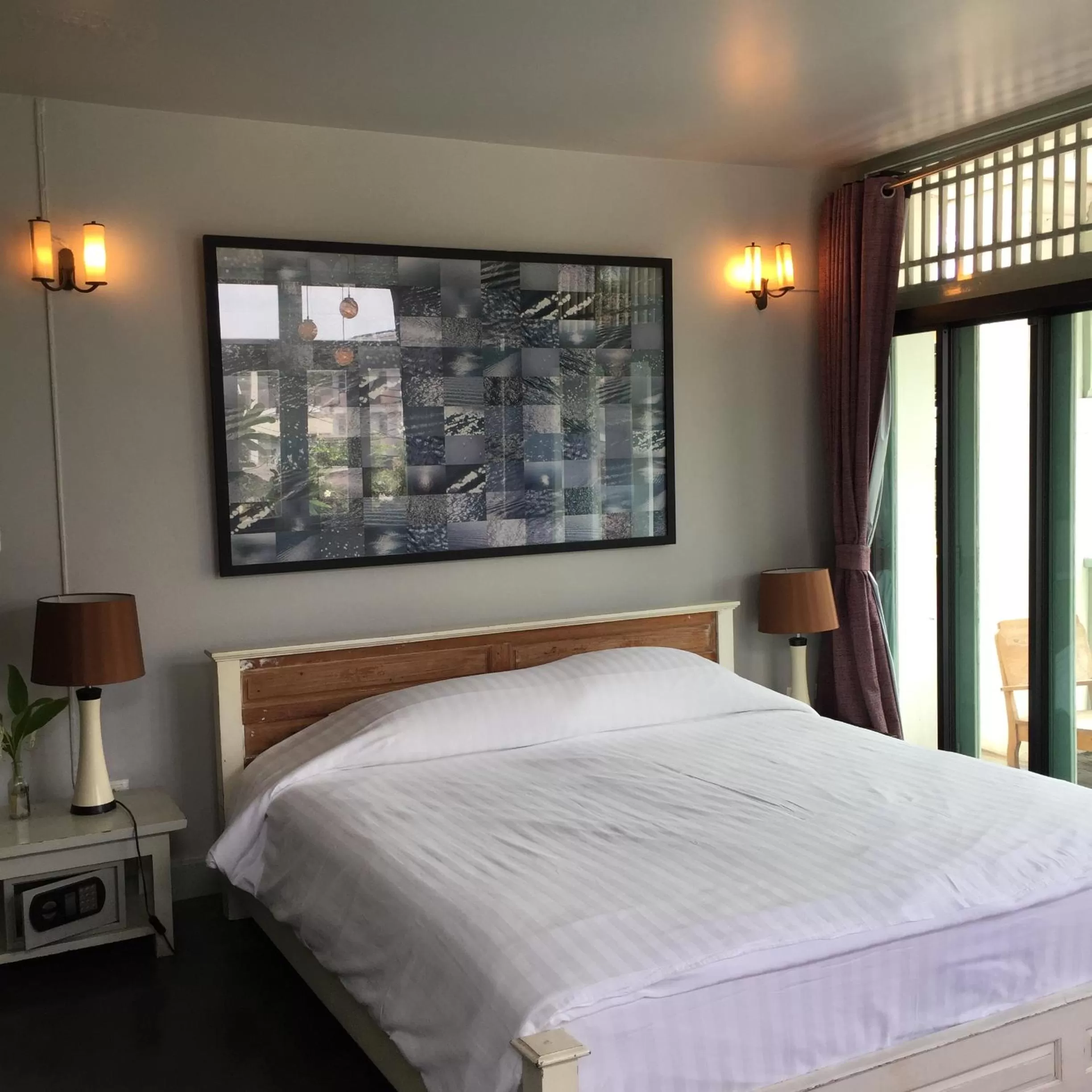 Bed in Villa Duangchampa