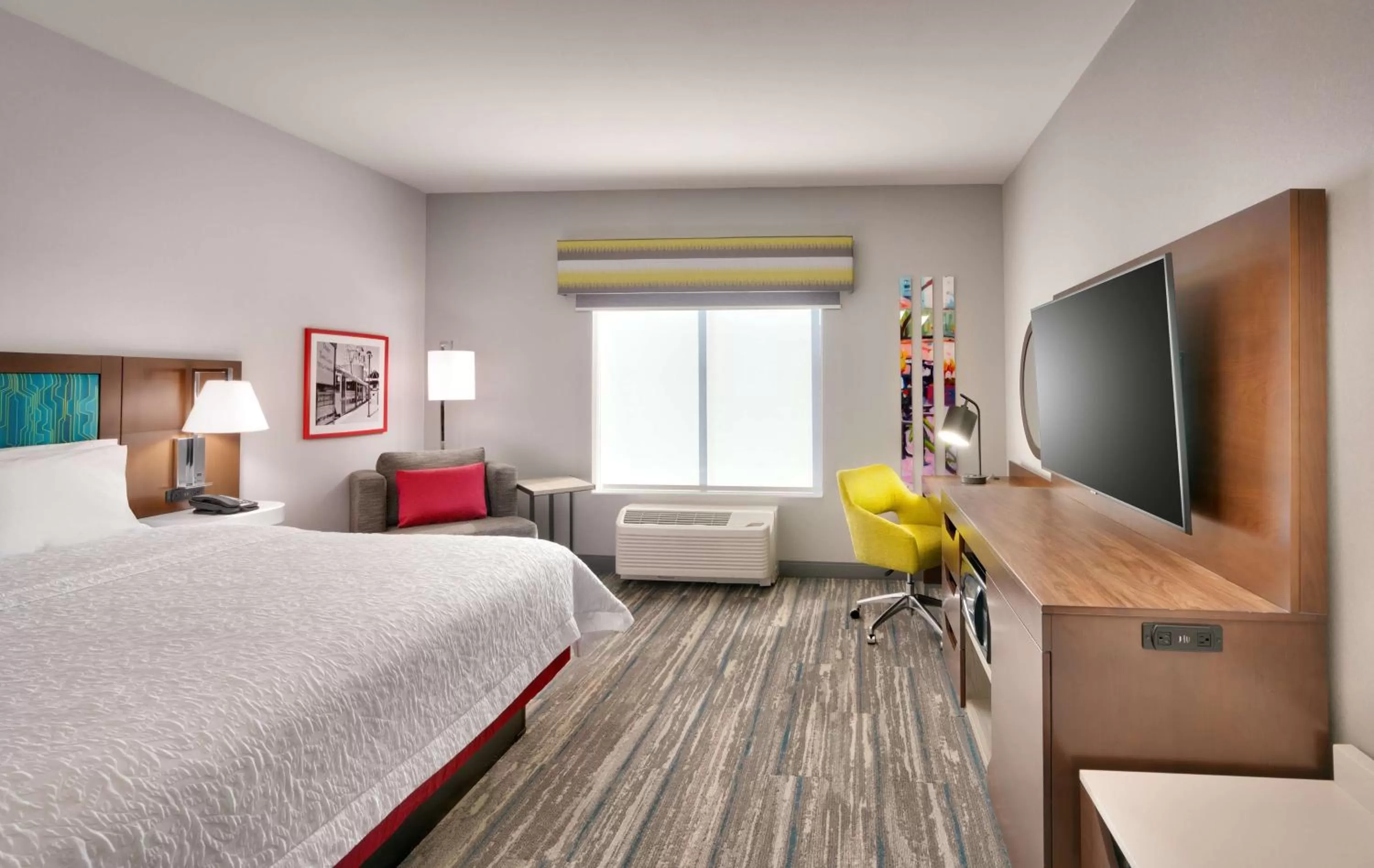 Bedroom, Bed in Hampton Inn Draper Salt Lake City, Ut