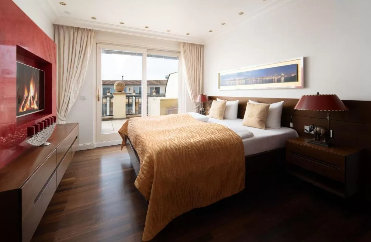 Bedroom, Bed in Hotel Gran BelVeder & Ostsee Therme Resort & Spa