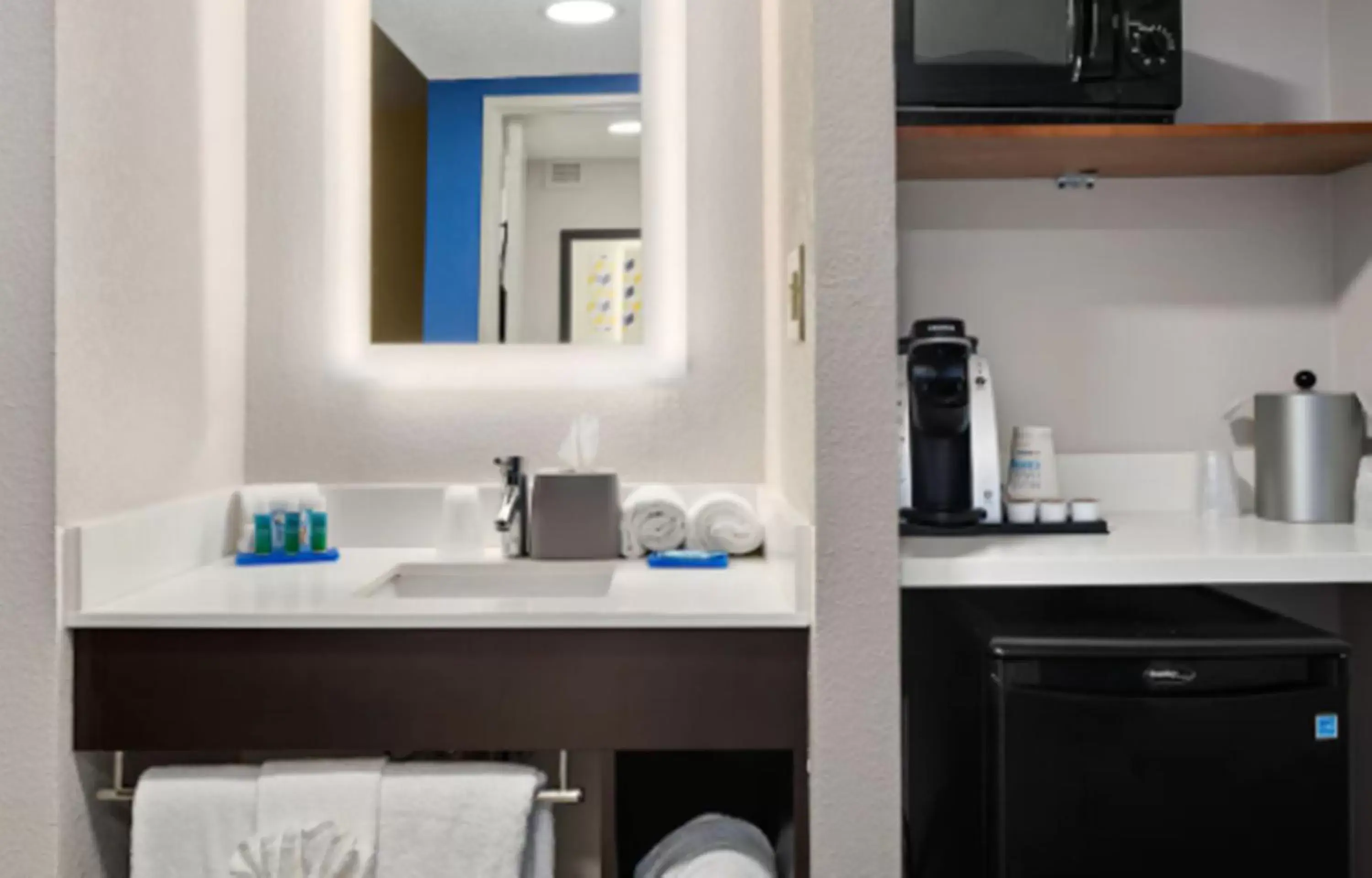 Standard King Room with Mobility Accessible Roll-In Shower in Holiday Inn Express - Atlanta-Kennesaw by IHG Standard King Room with Mobility Accessible Roll-In Shower in Holiday Inn Express - Atlanta-Kennesaw by IHG