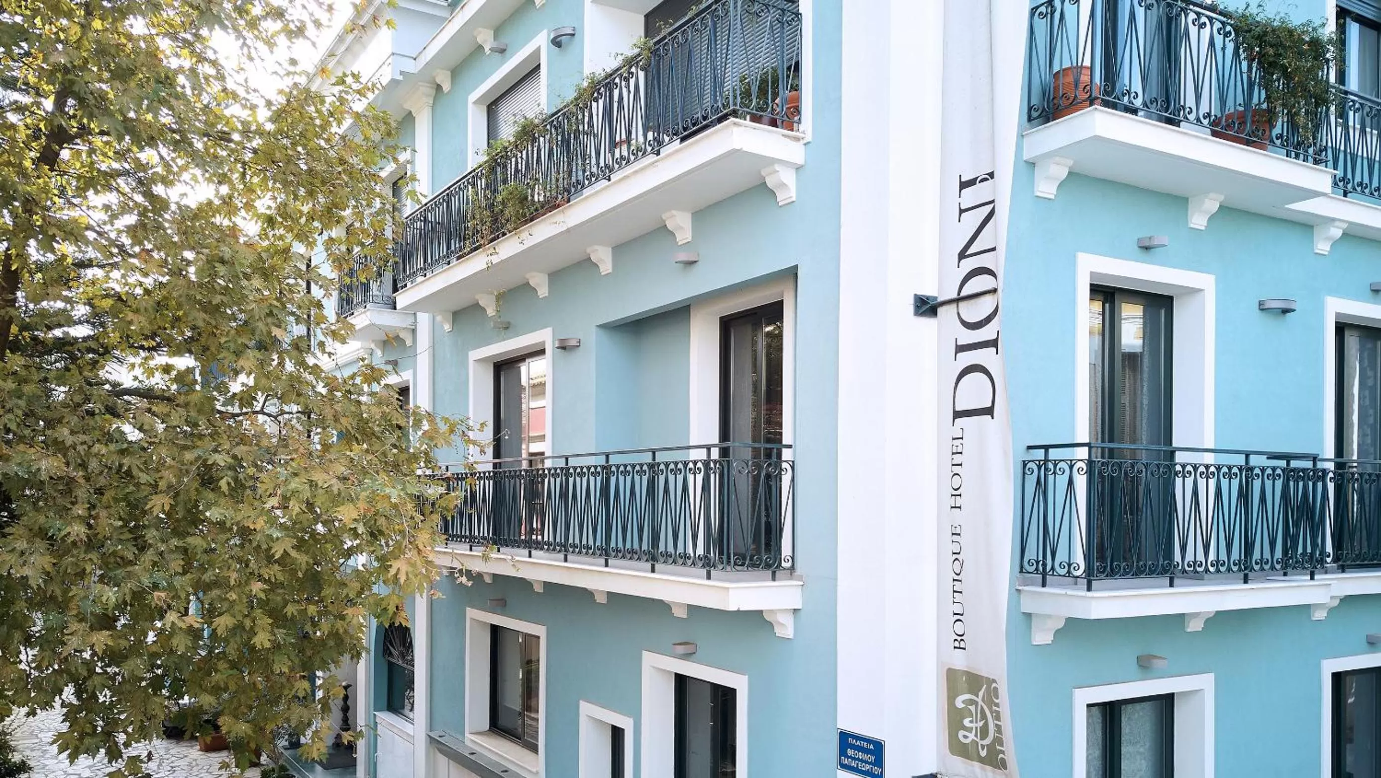 Property building in Dioni Boutique Hotel