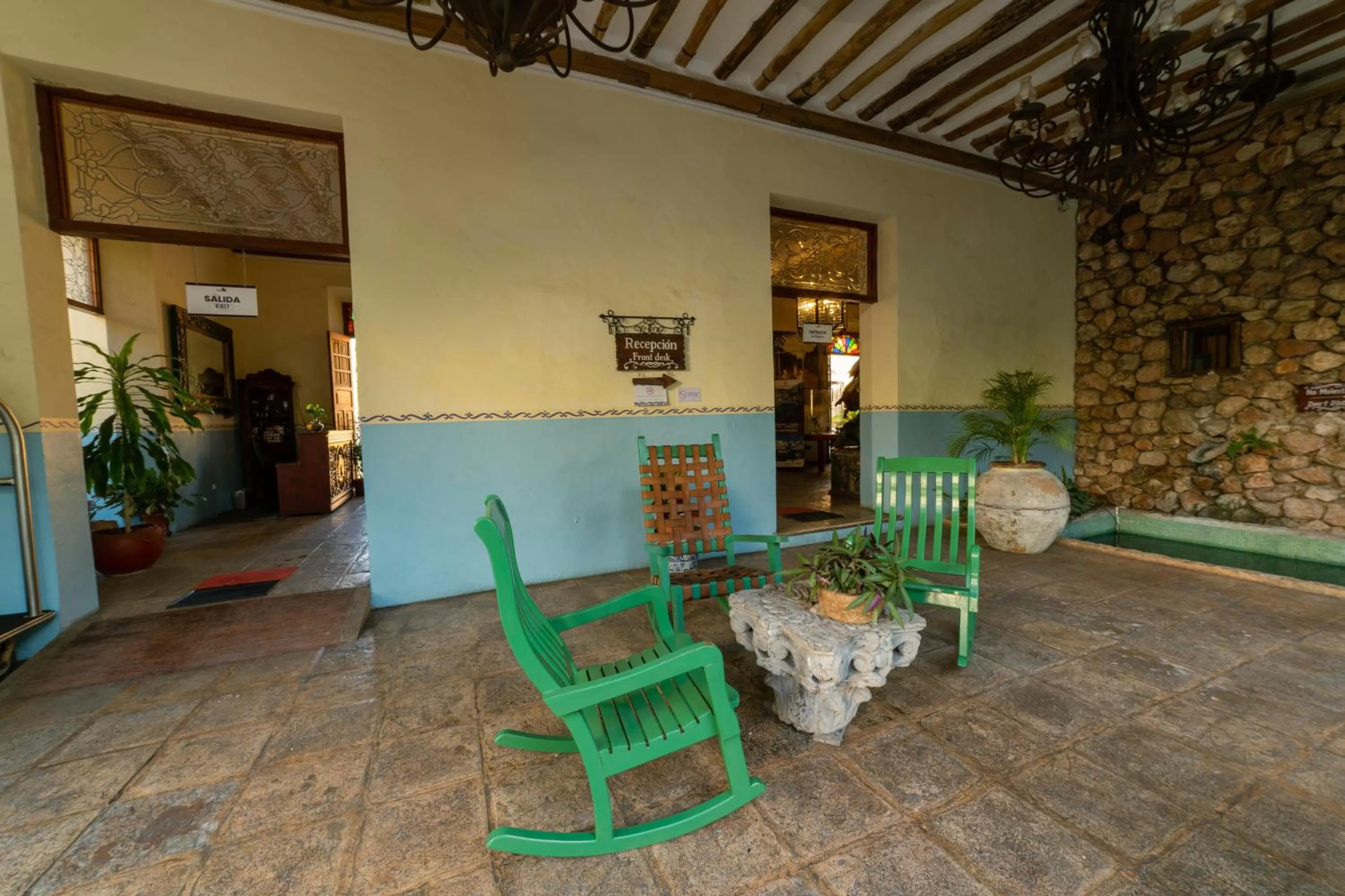 Lobby or reception in Hotel Meson del Marques