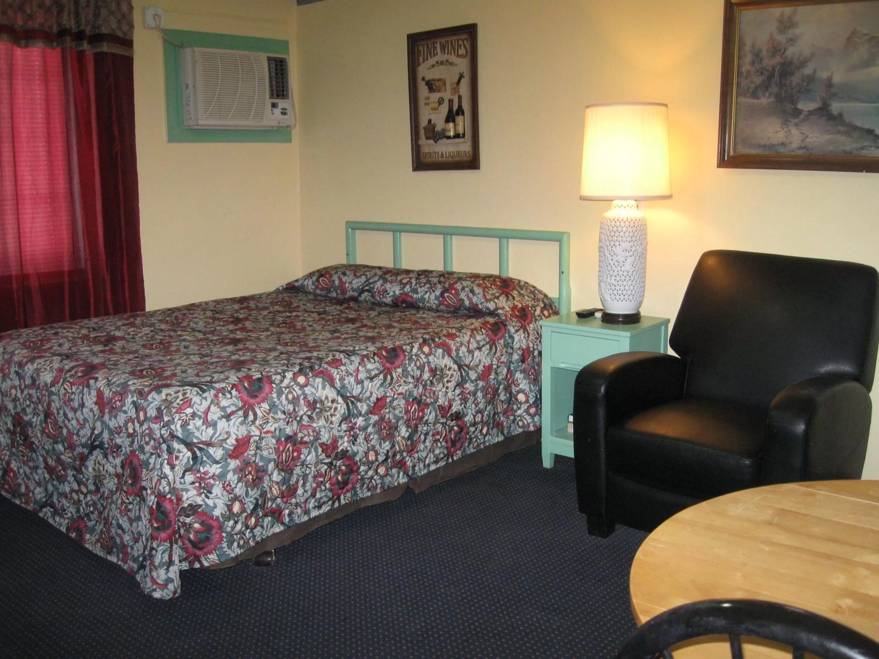 Bed in Western Motel