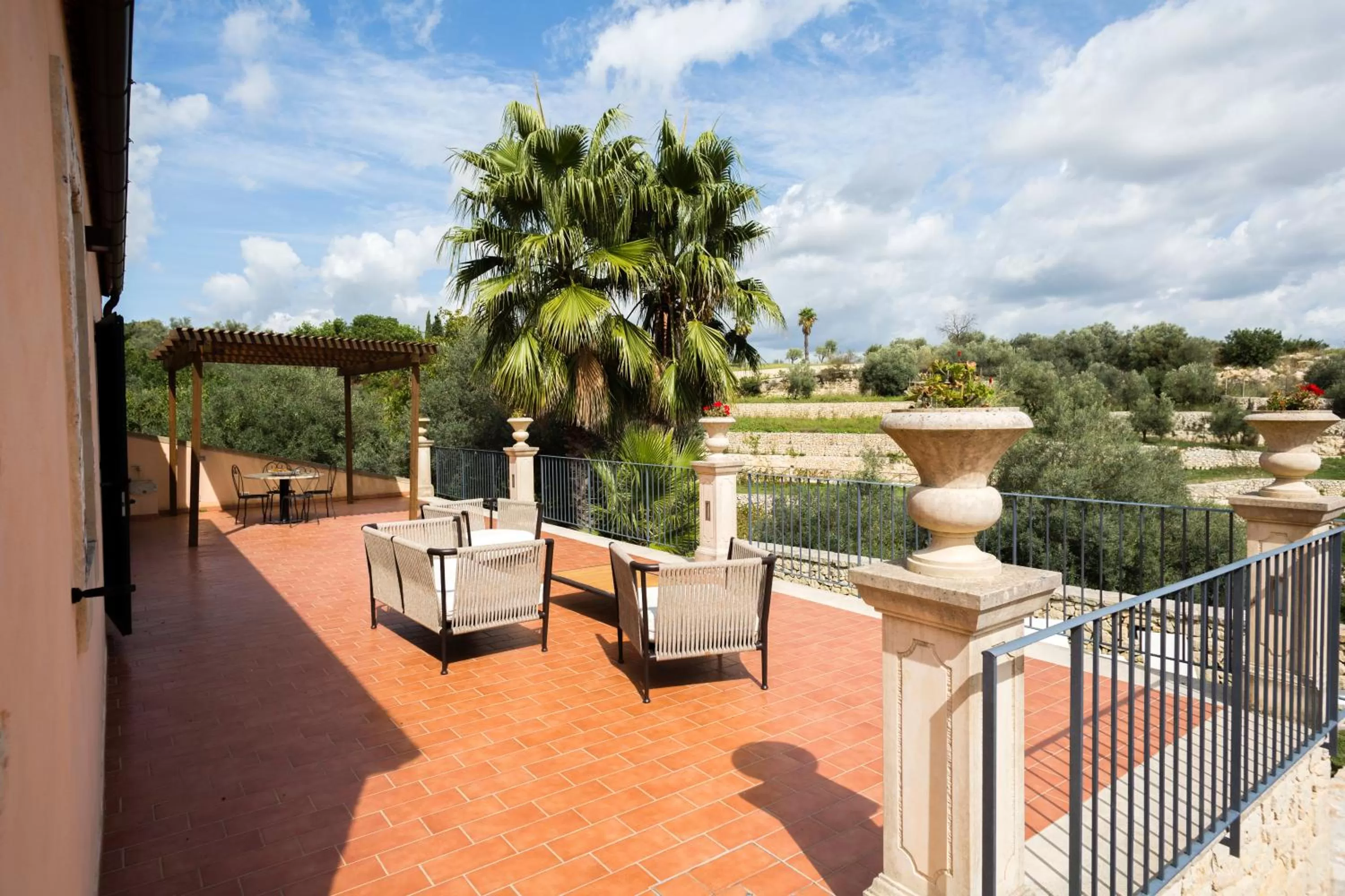Patio in Domus Hyblaea Resort