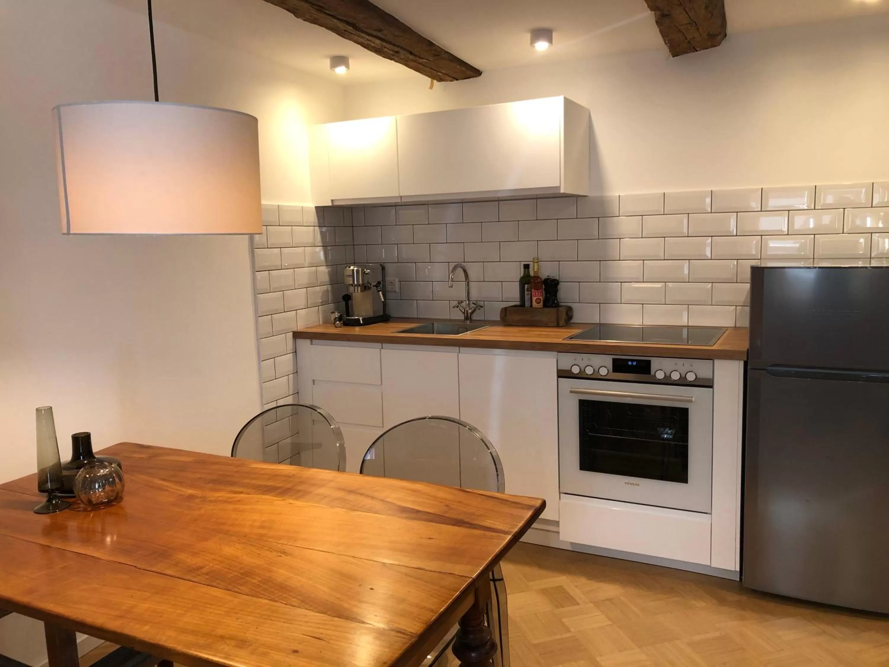 Kitchen or kitchenette in der Gänsbühl auf der Stadtmauer