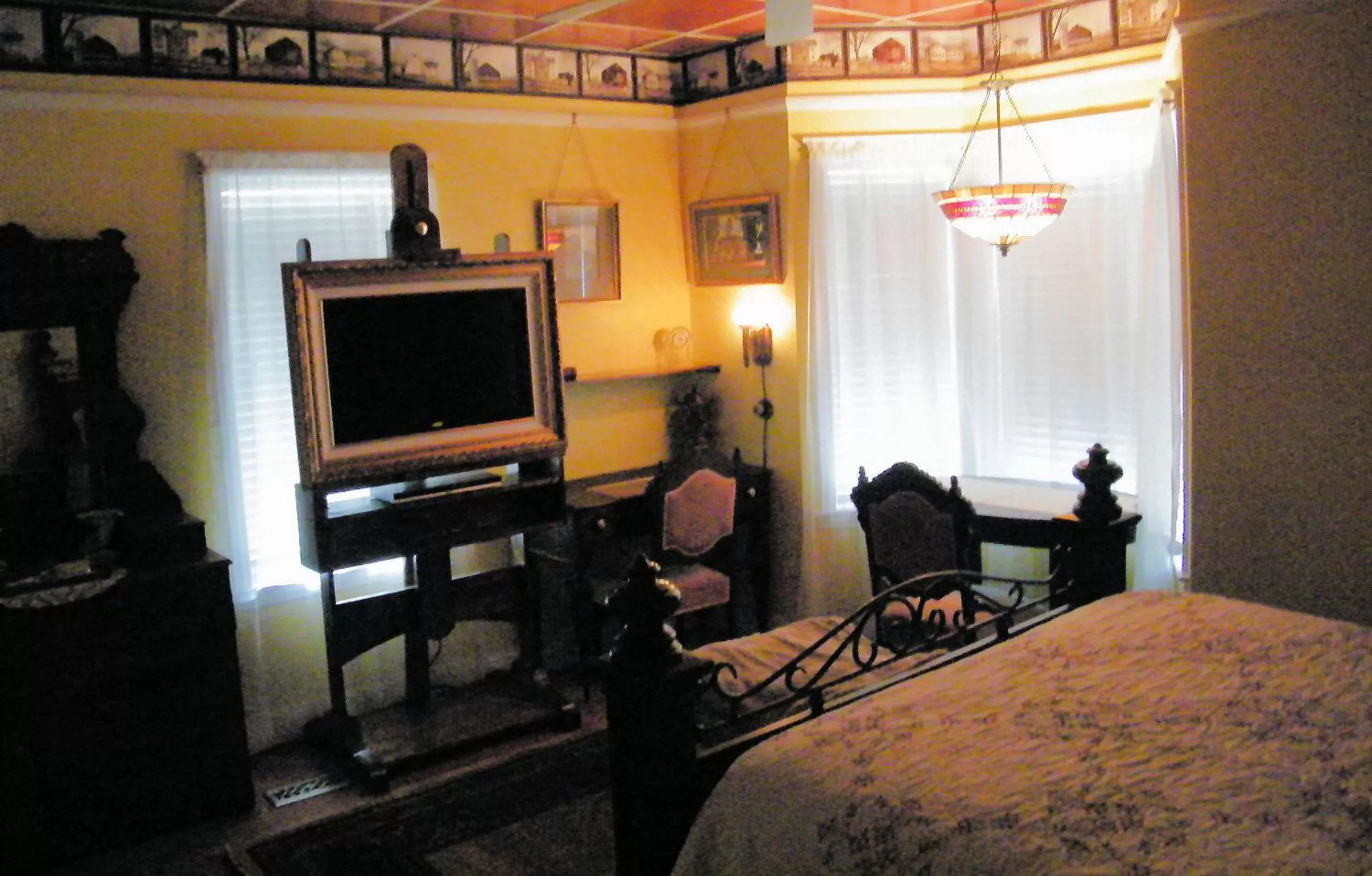 Bed in Book Nook Inn