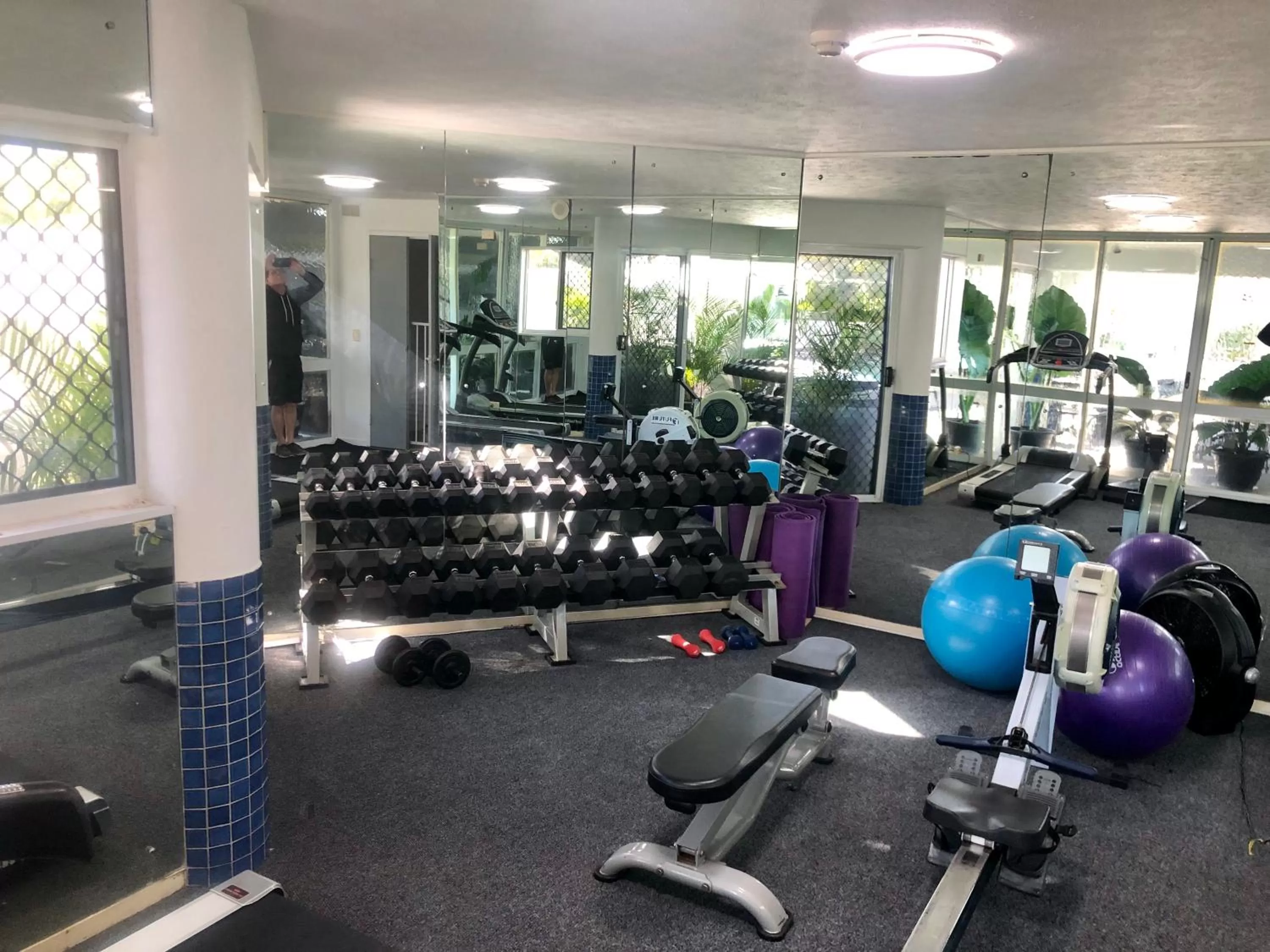 Fitness centre/facilities in Beachside Resort Kawana Waters