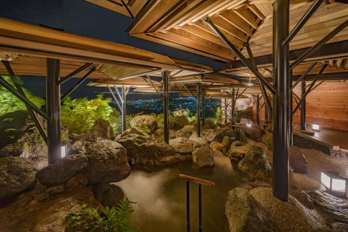 Hot Spring Bath in ANA InterContinental Beppu Resort & Spa by IHG