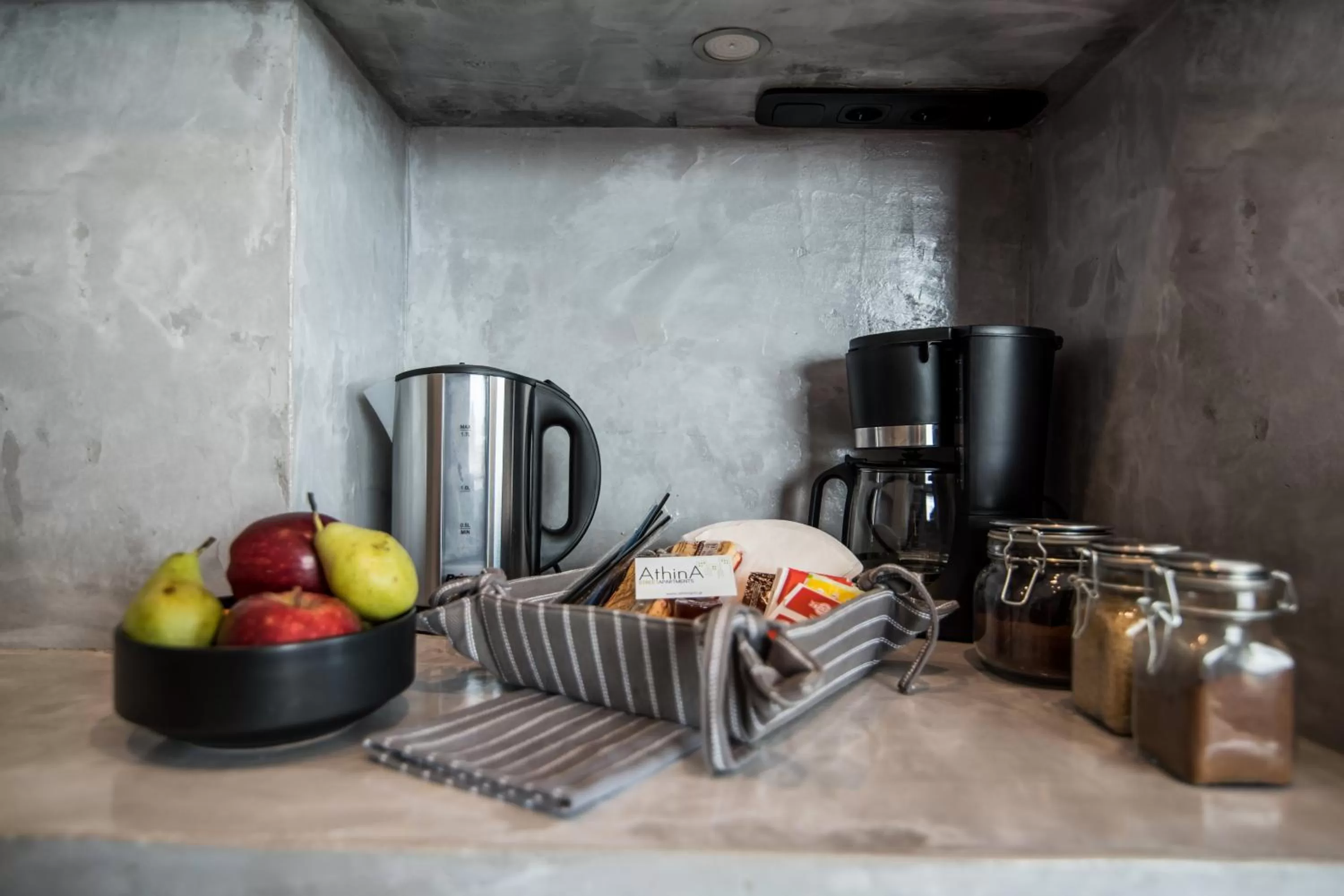 Kitchen or kitchenette in AthinA STREETAPARTMENTS