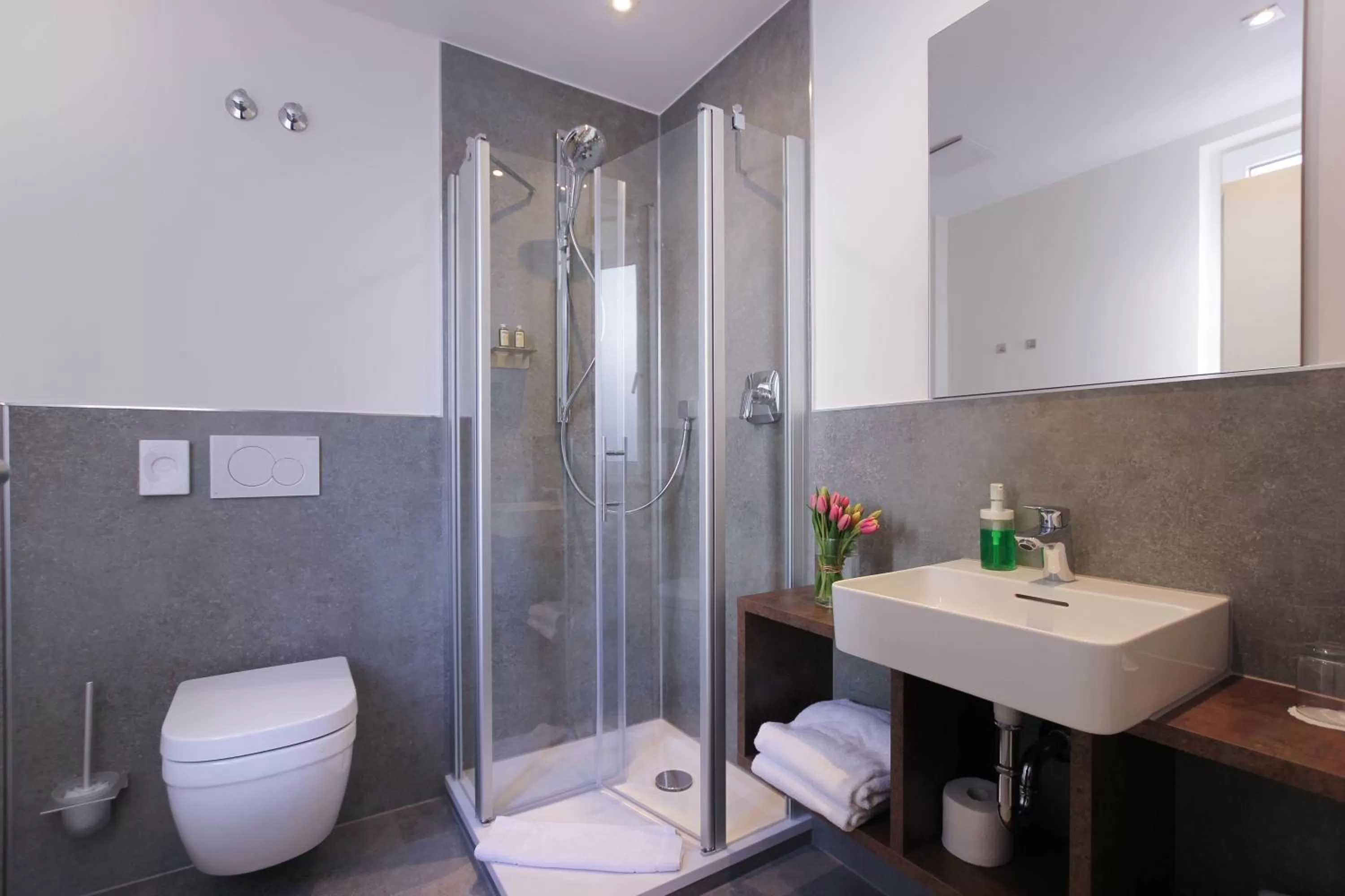 Bathroom in City Hotel Würzburg