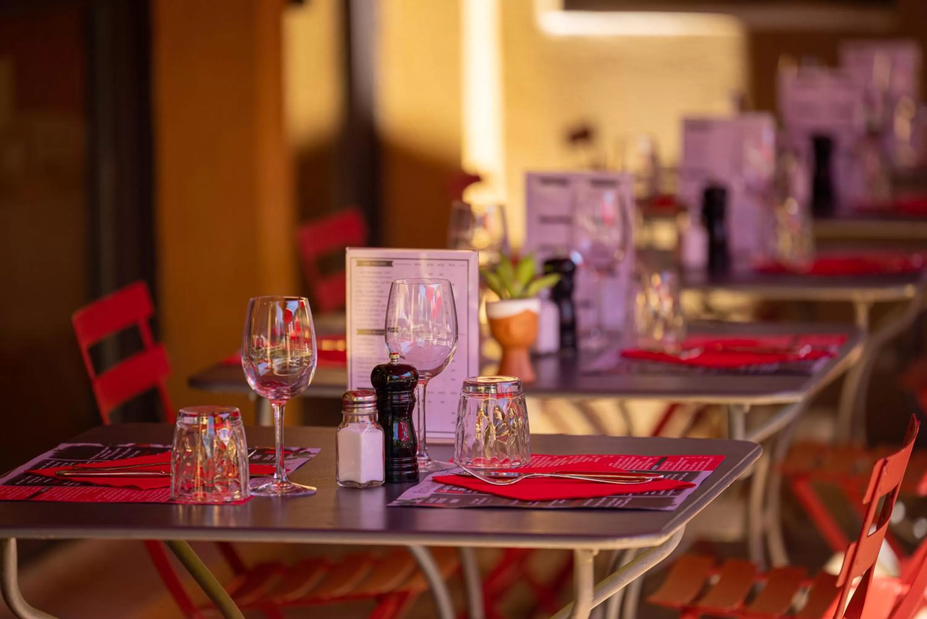 Patio in ibis Lyon Nord