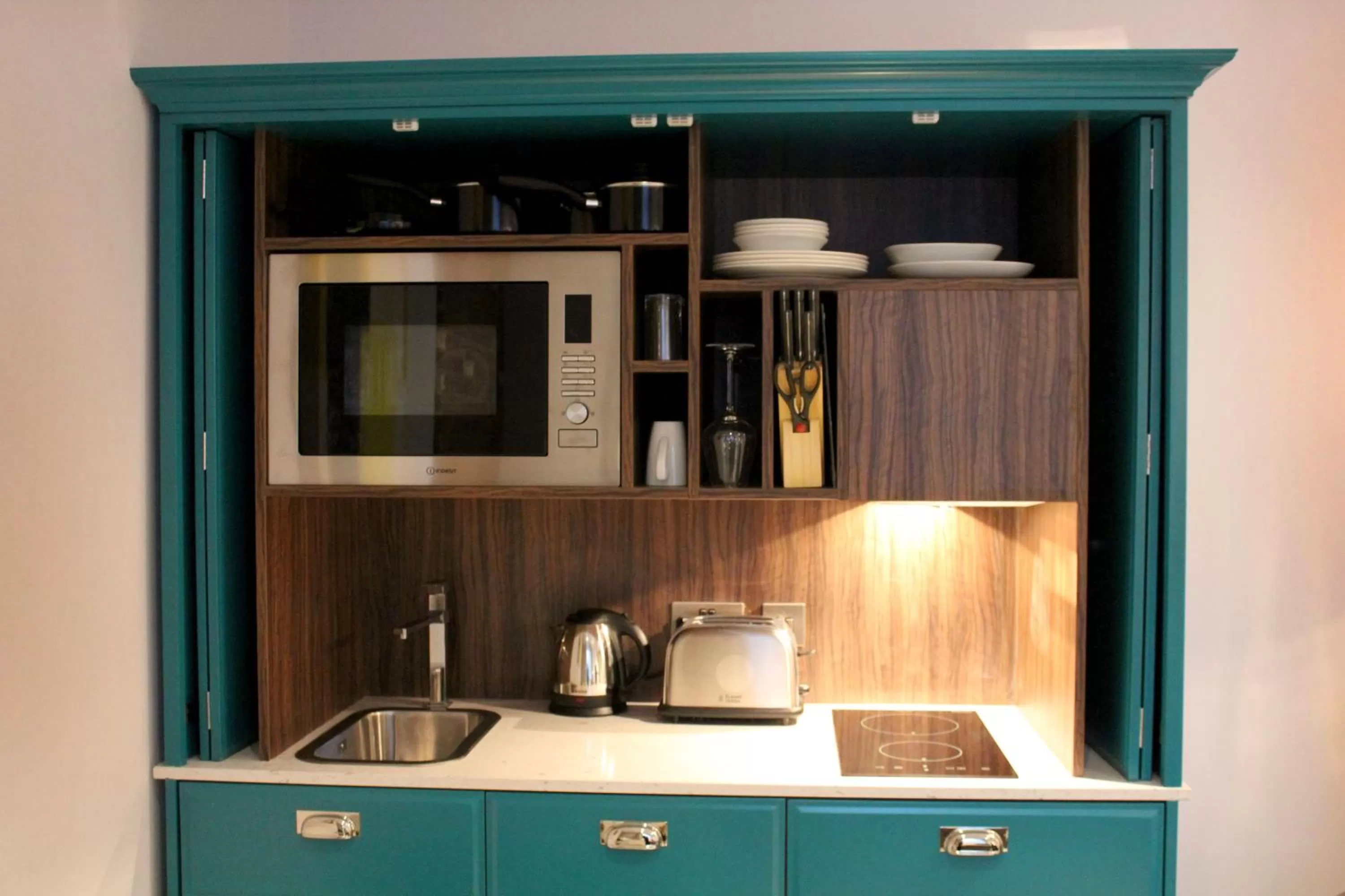 Kitchen or kitchenette in 91 Aparthotel Jesmond Road