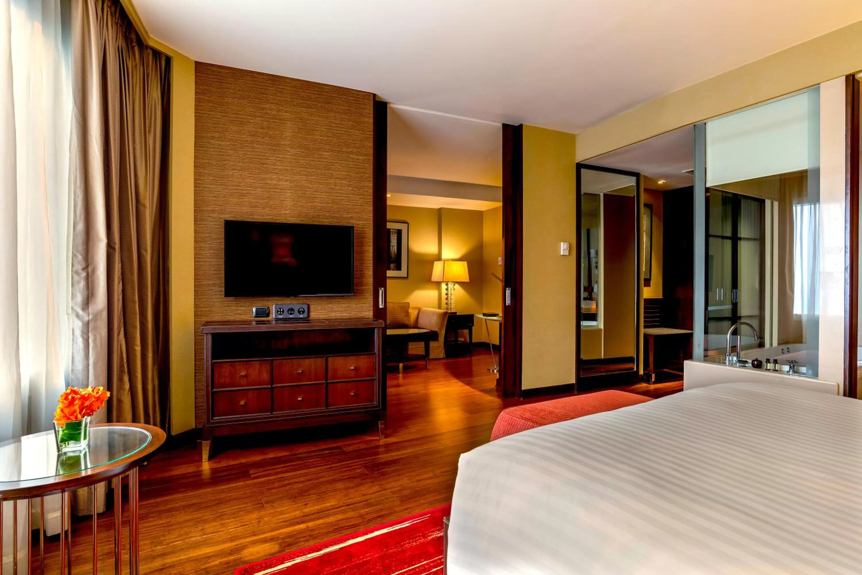 Deluxe King Suite, Lounge Access, Separate Living Room in Pullman Bangkok Grande Sukhumvit