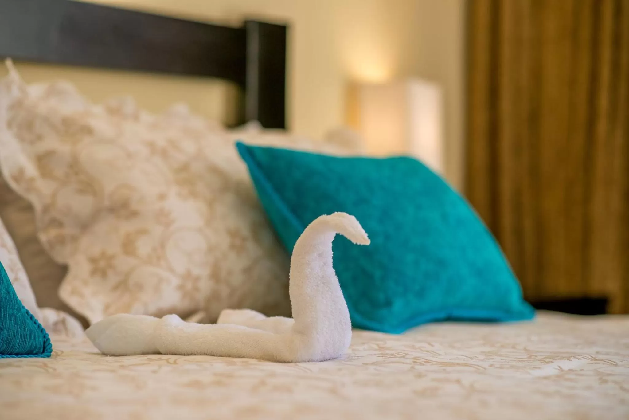 Decorative detail, Bed in Caribbean Diamond Boutique Hotel