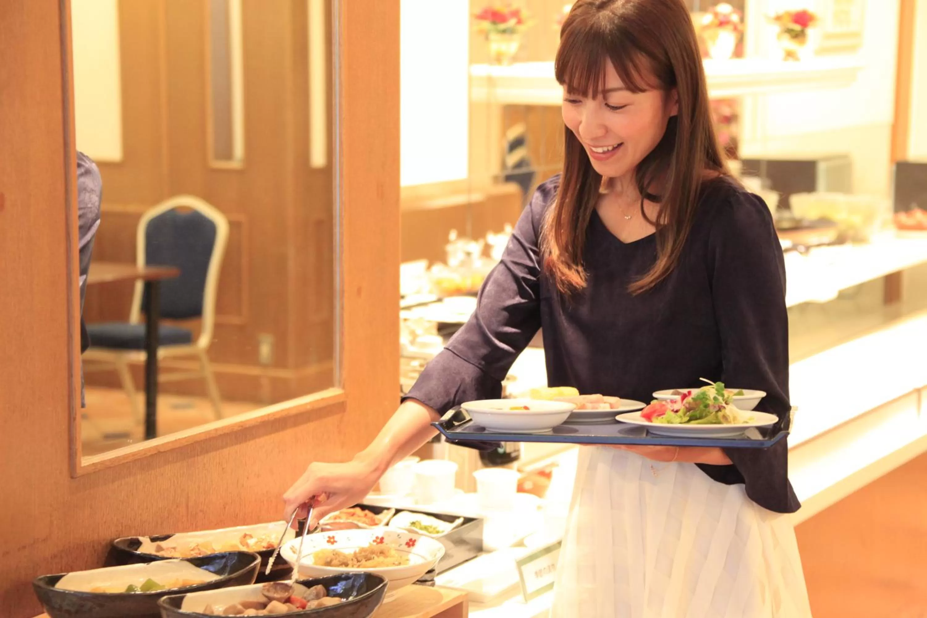 Buffet breakfast in Quintessa Hotel Ogaki