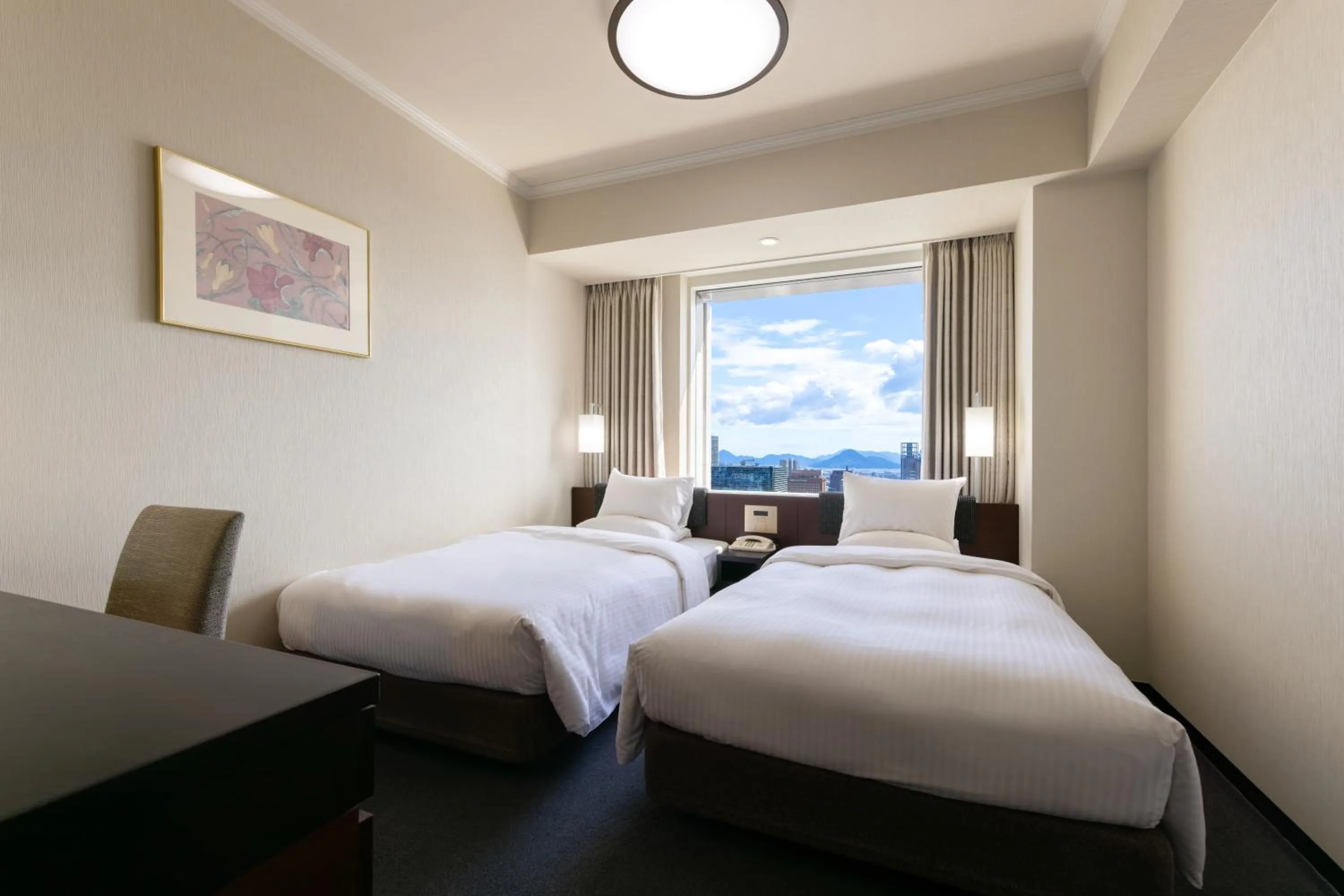 Photo of the whole room, Bed in Rihga Royal Hotel Hiroshima