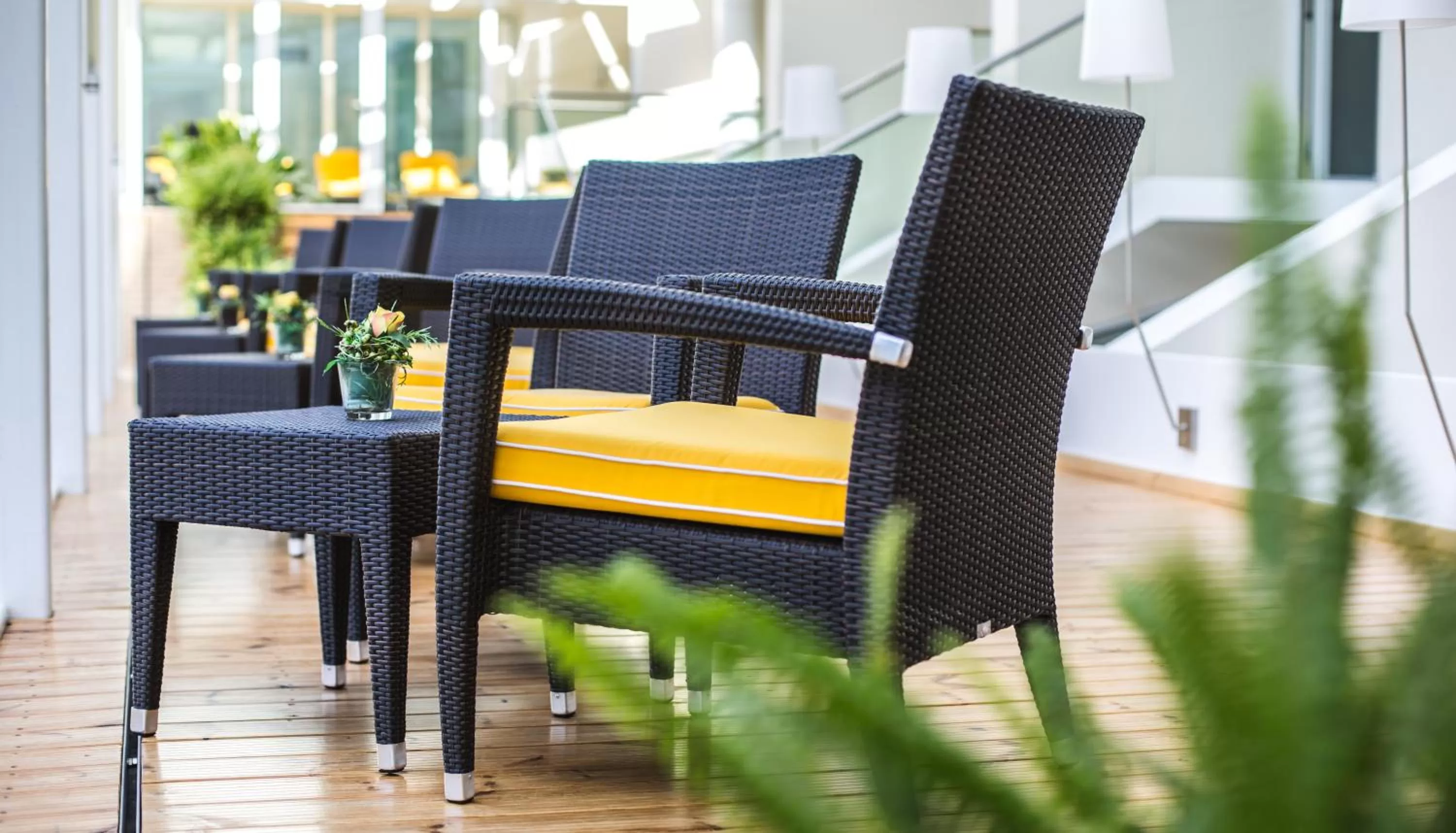 Patio in EUROPÄISCHER HOF Bad Gastein