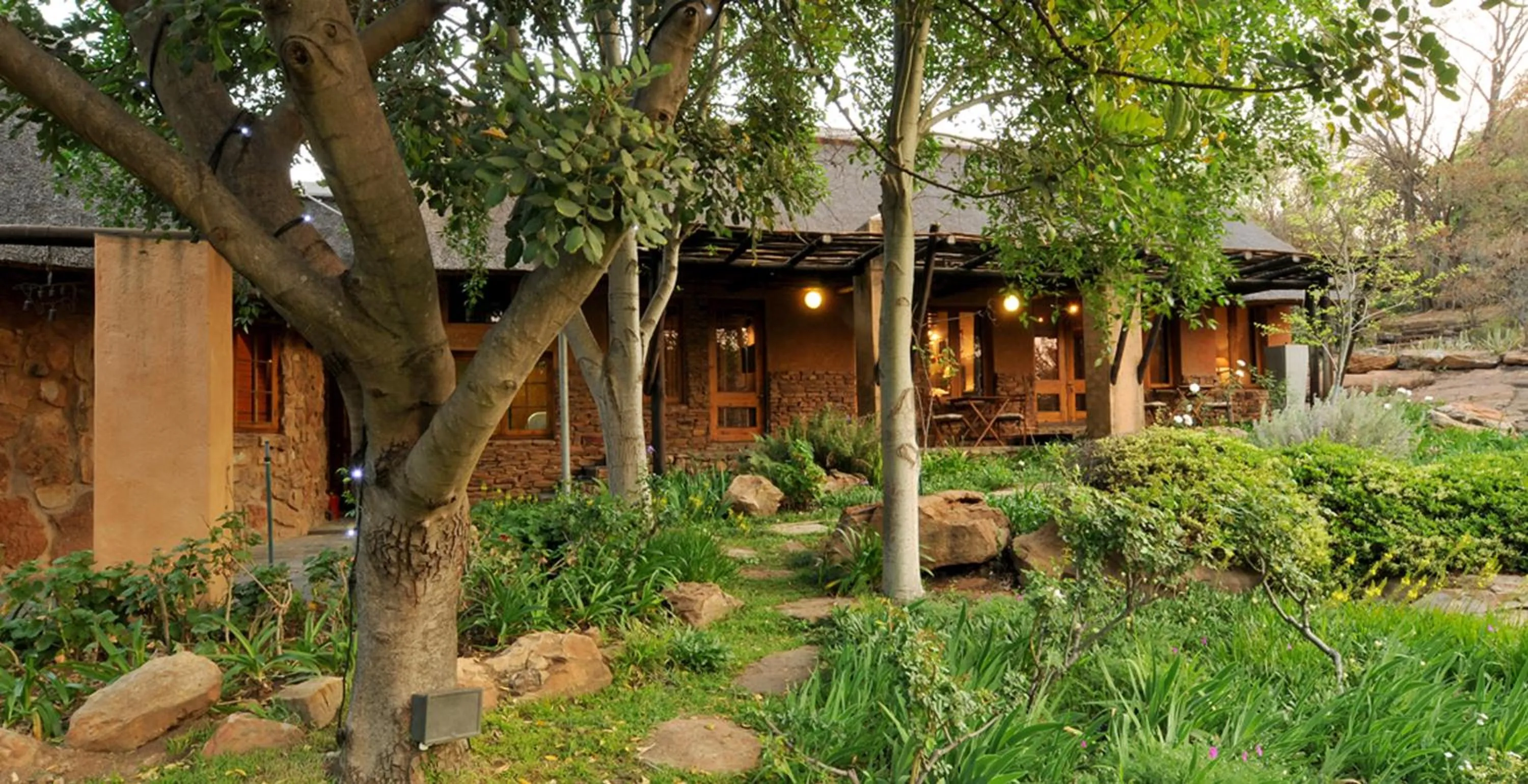 Garden view in Sherewood Lodge