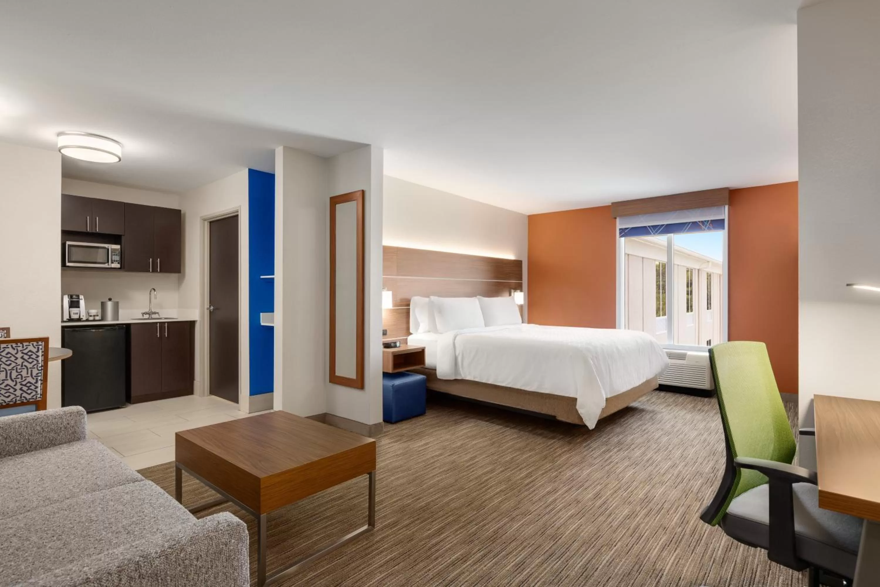 King Suite with Sofa Bed in Holiday Inn Express Hotel & Suites Auburn - University Area, an IHG Hotel