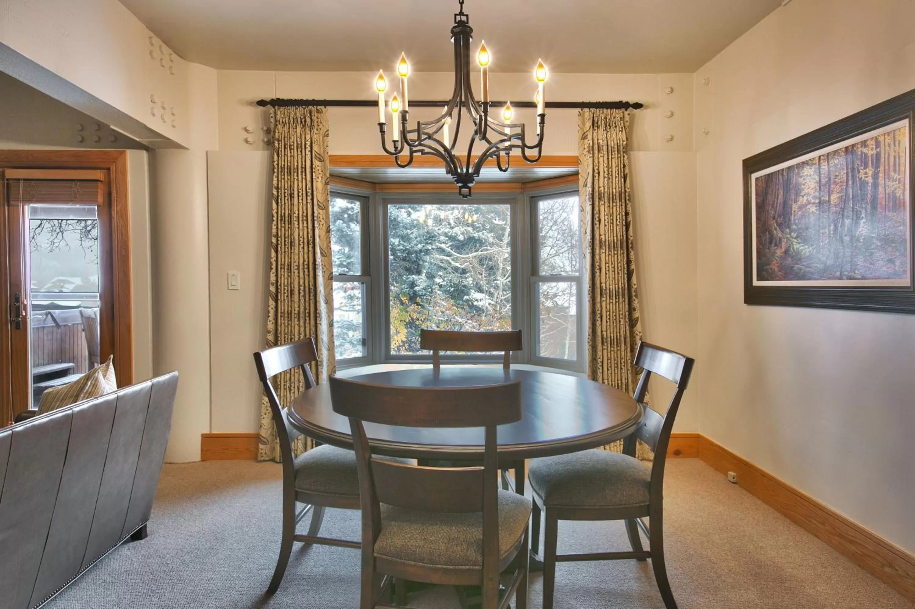 Dining area in Stein Eriksen Lodge Deer Valley