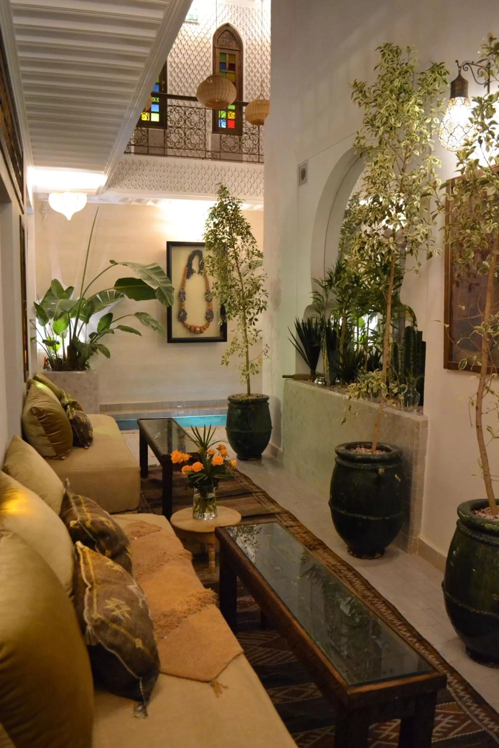 Living room in Riad Beata Bed & Breakfast