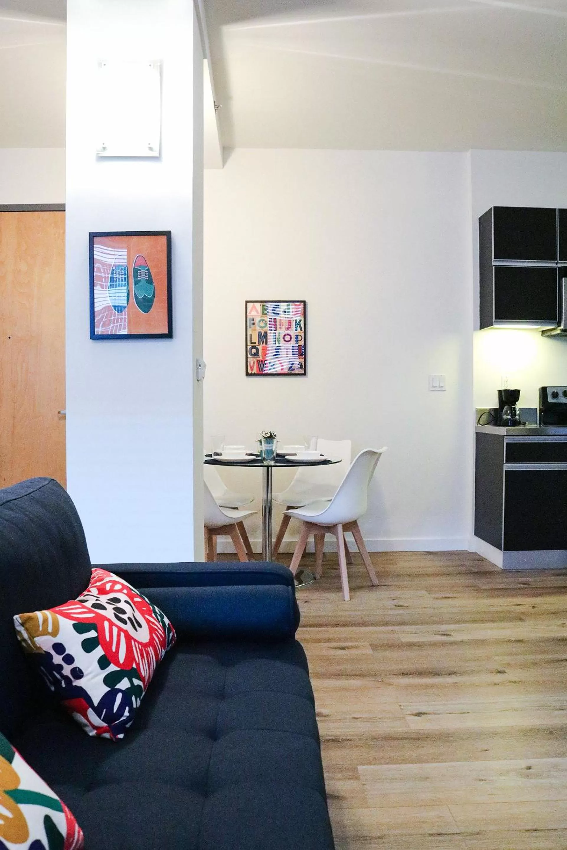 Seating Area in The Haas Suites