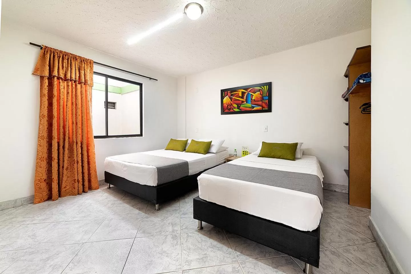 Bed in Hotel Balcones del Estadio