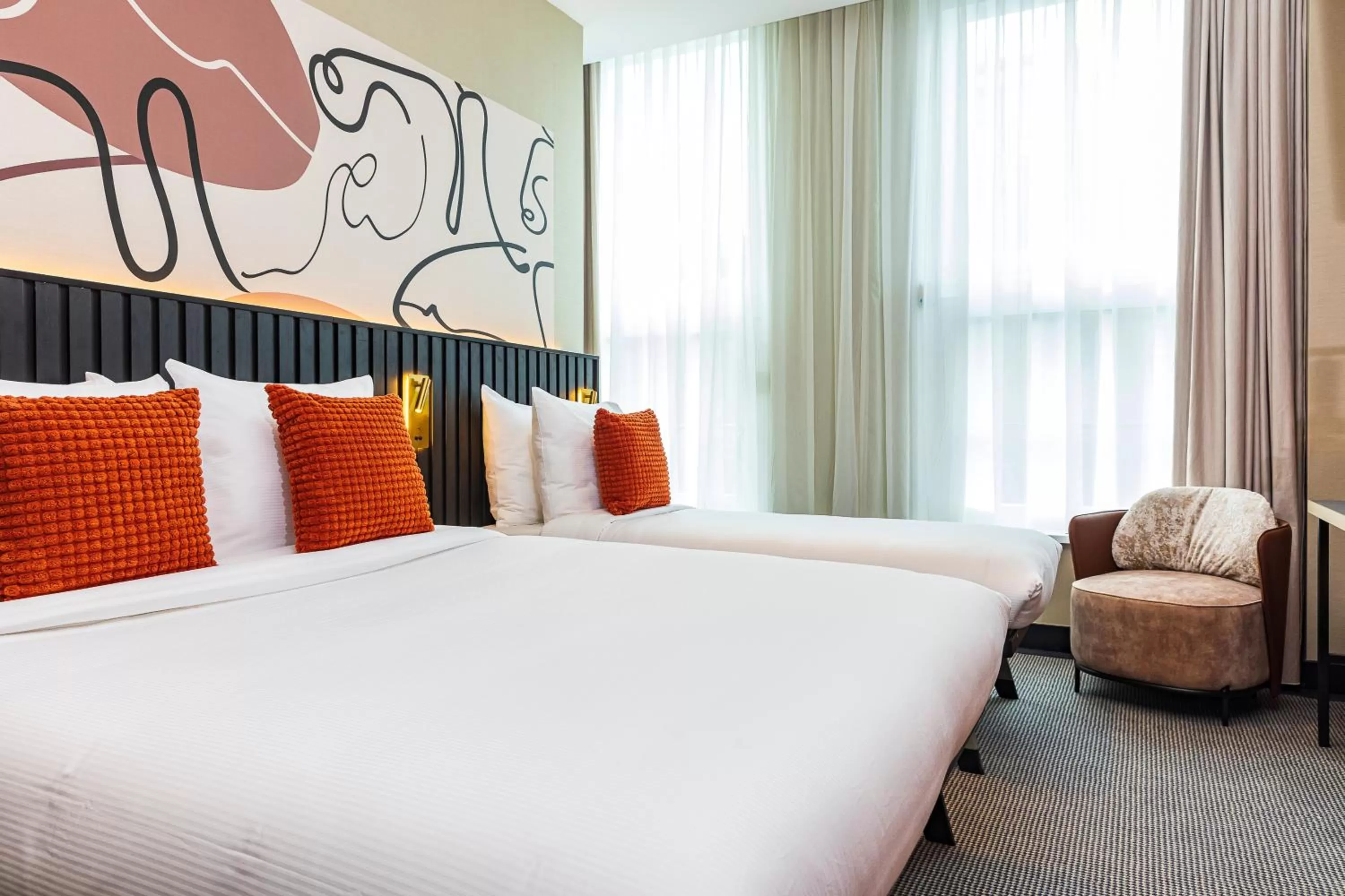 Bedroom, Bed in Huygens Place Amsterdam