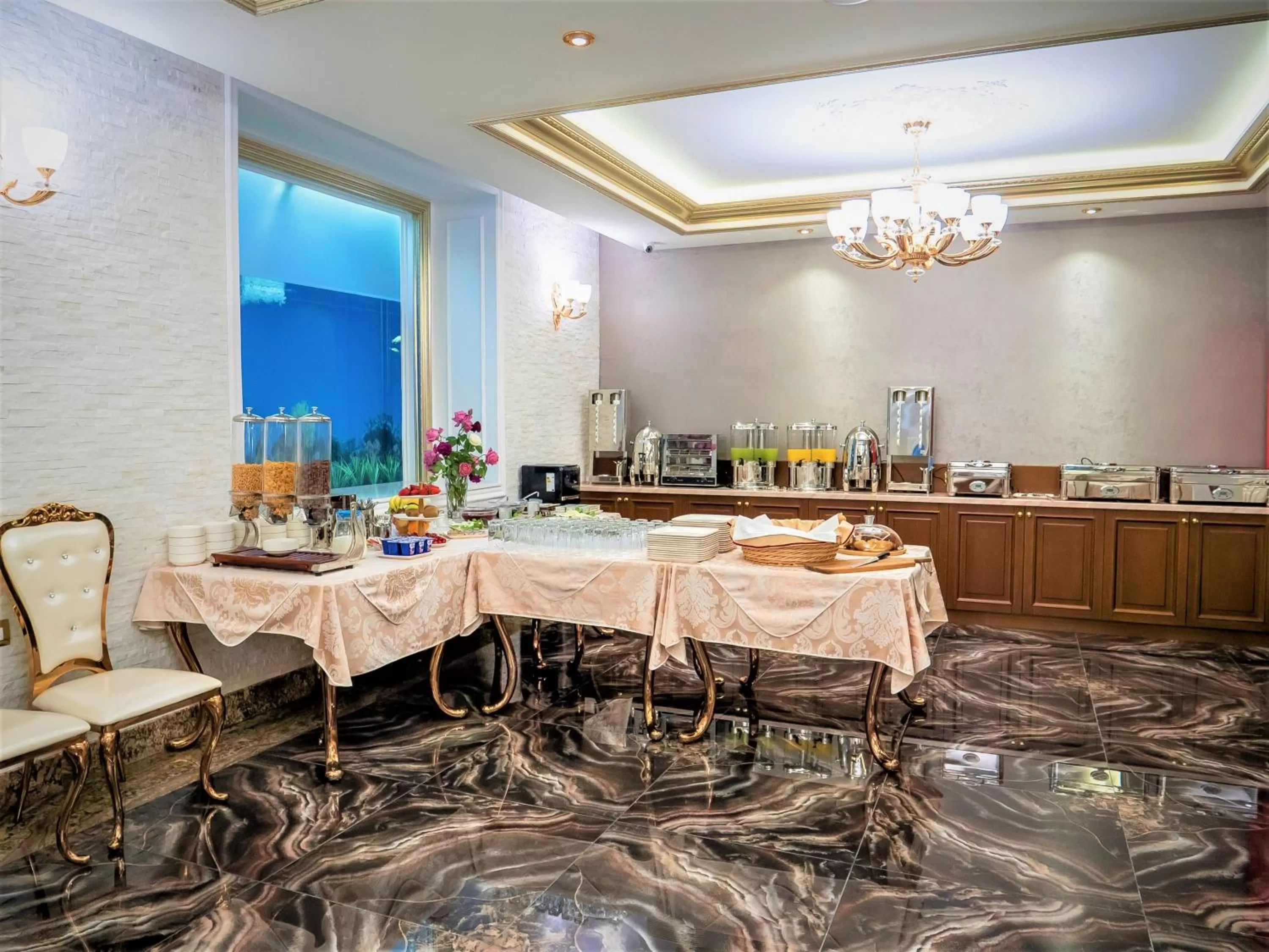 Buffet breakfast in Hotel Boka