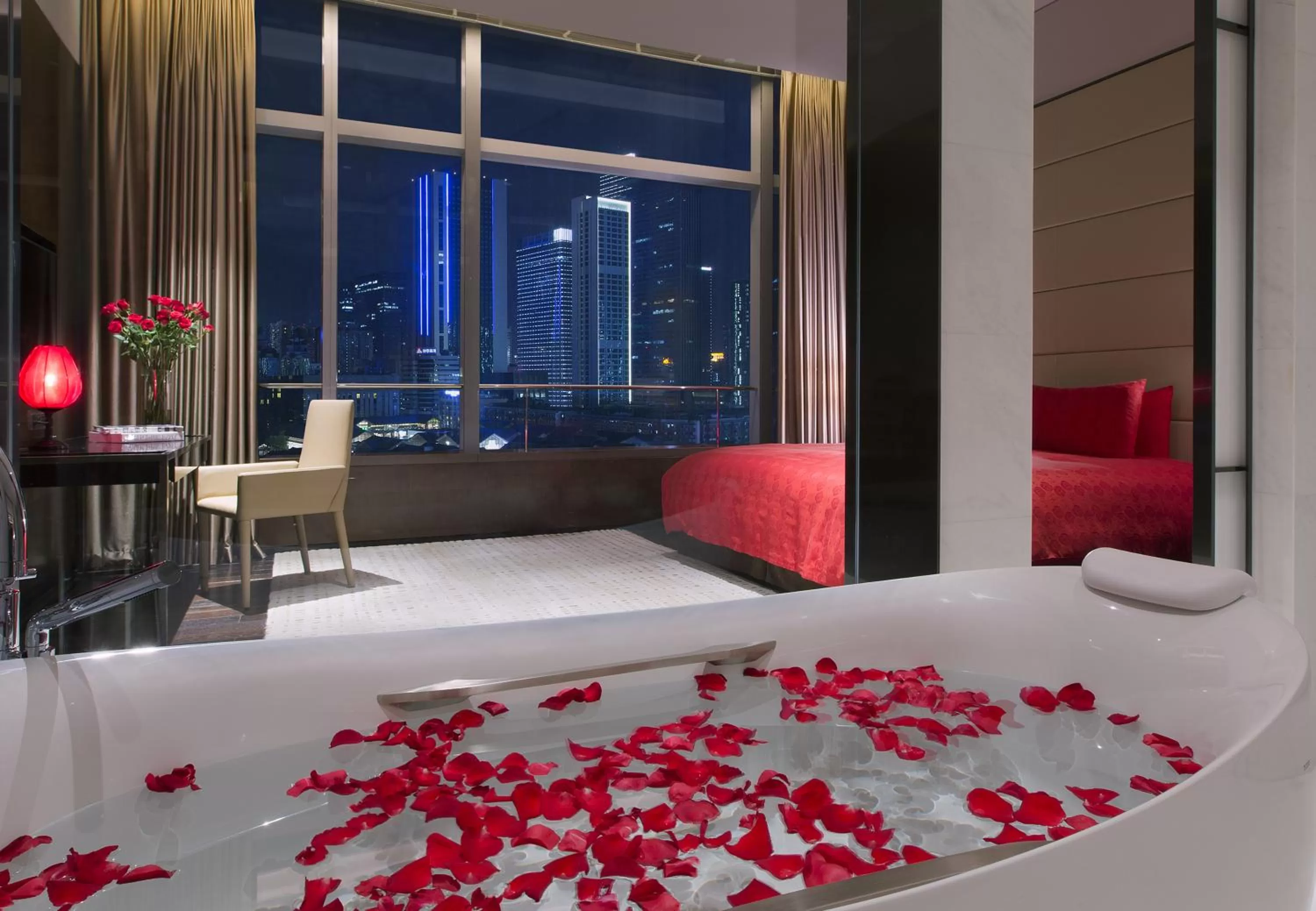 City view, Bed in Niccolo Chengdu