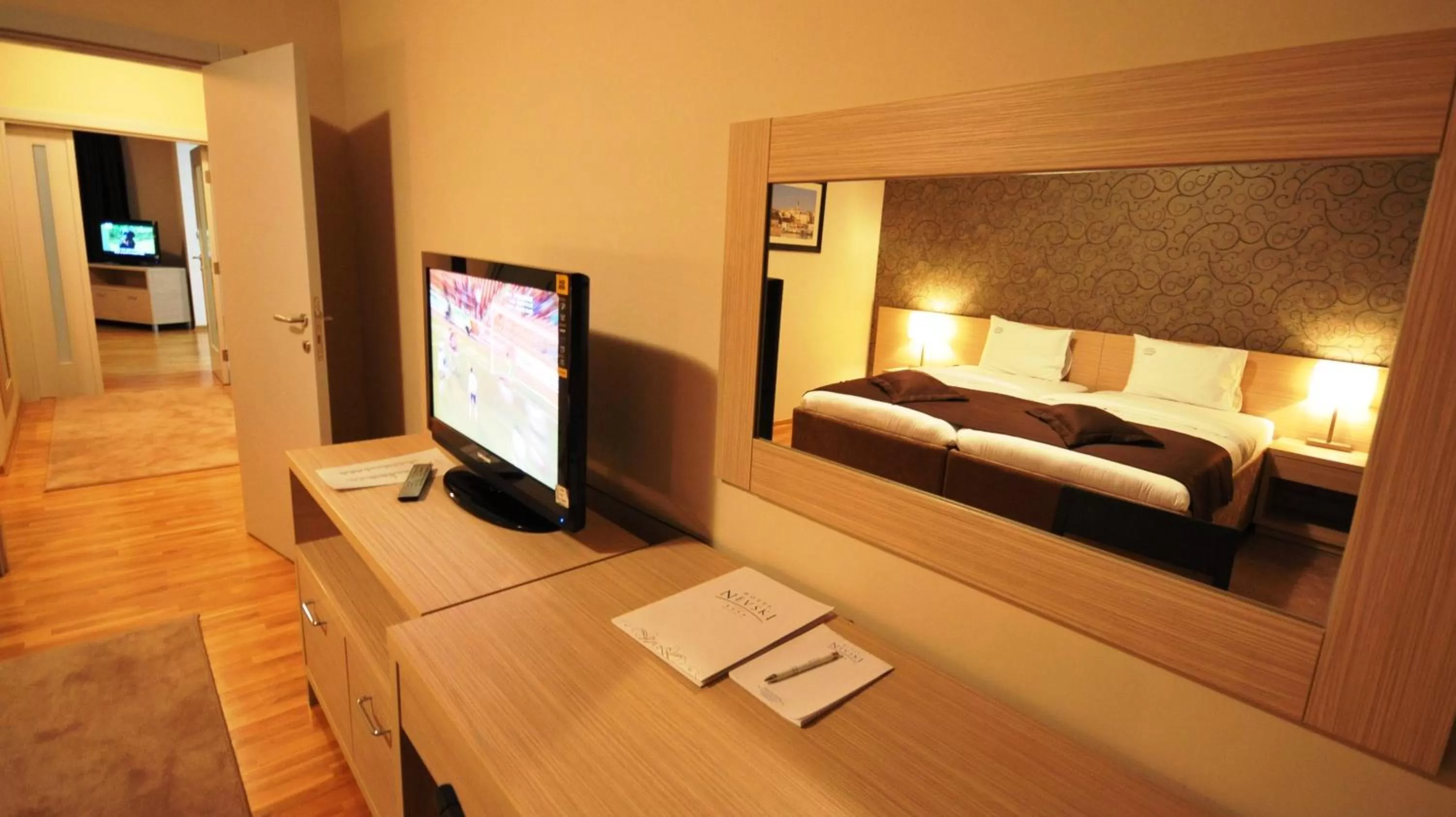 Bedroom, Bed in Garni Hotel Nevski