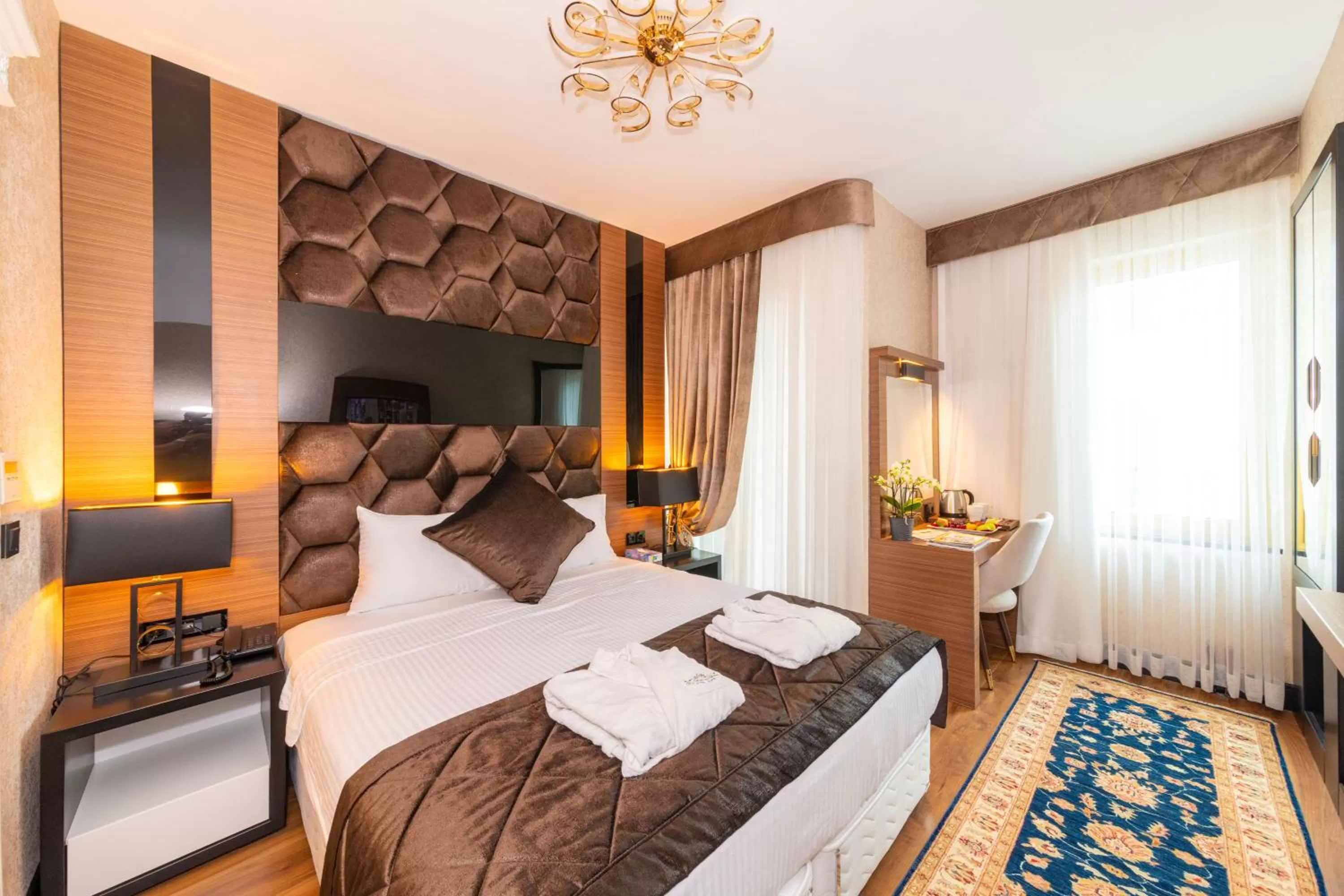 Bed in Eastanbul Suites