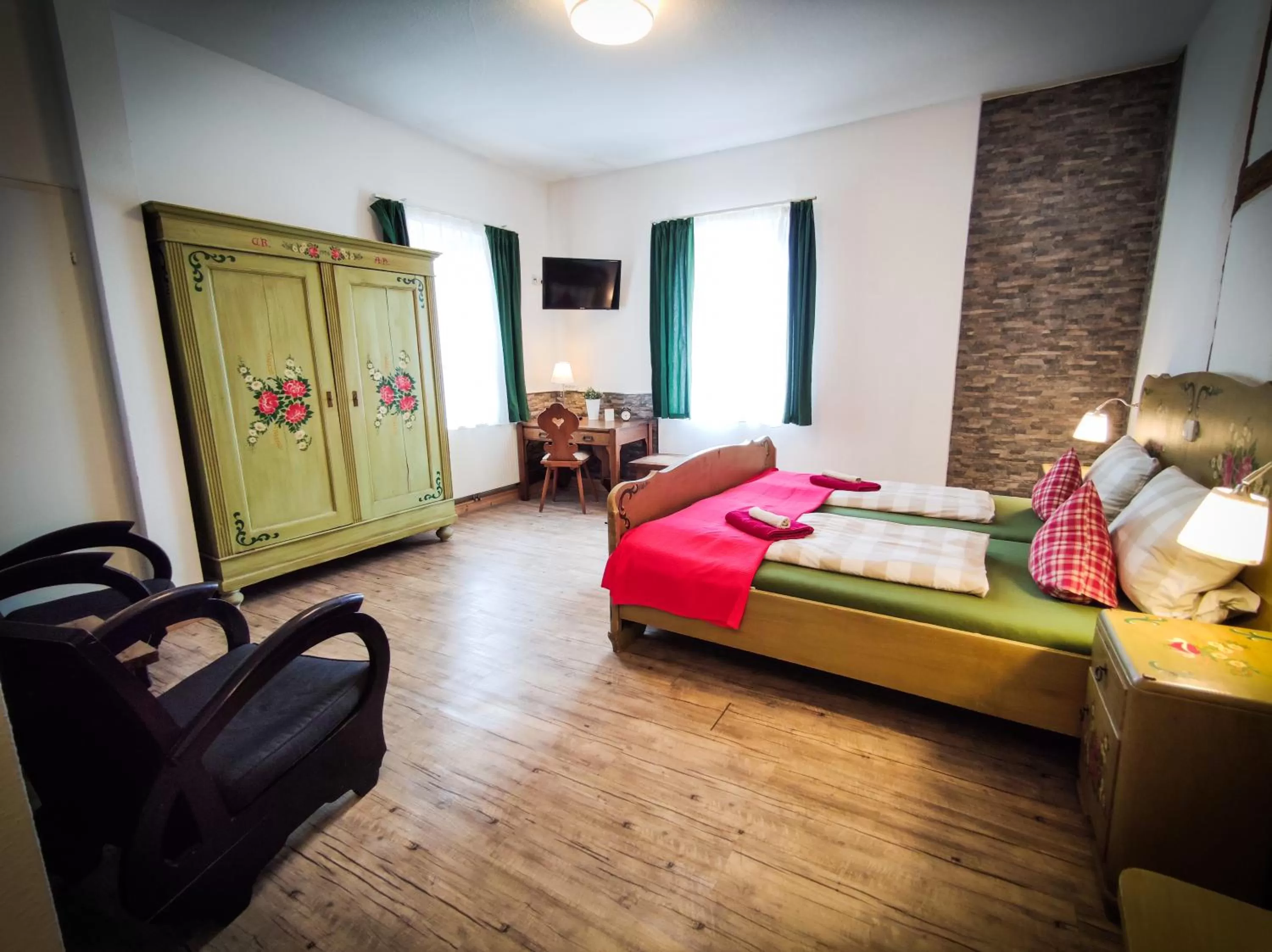 Bed in Hotel Landgasthof Sonne