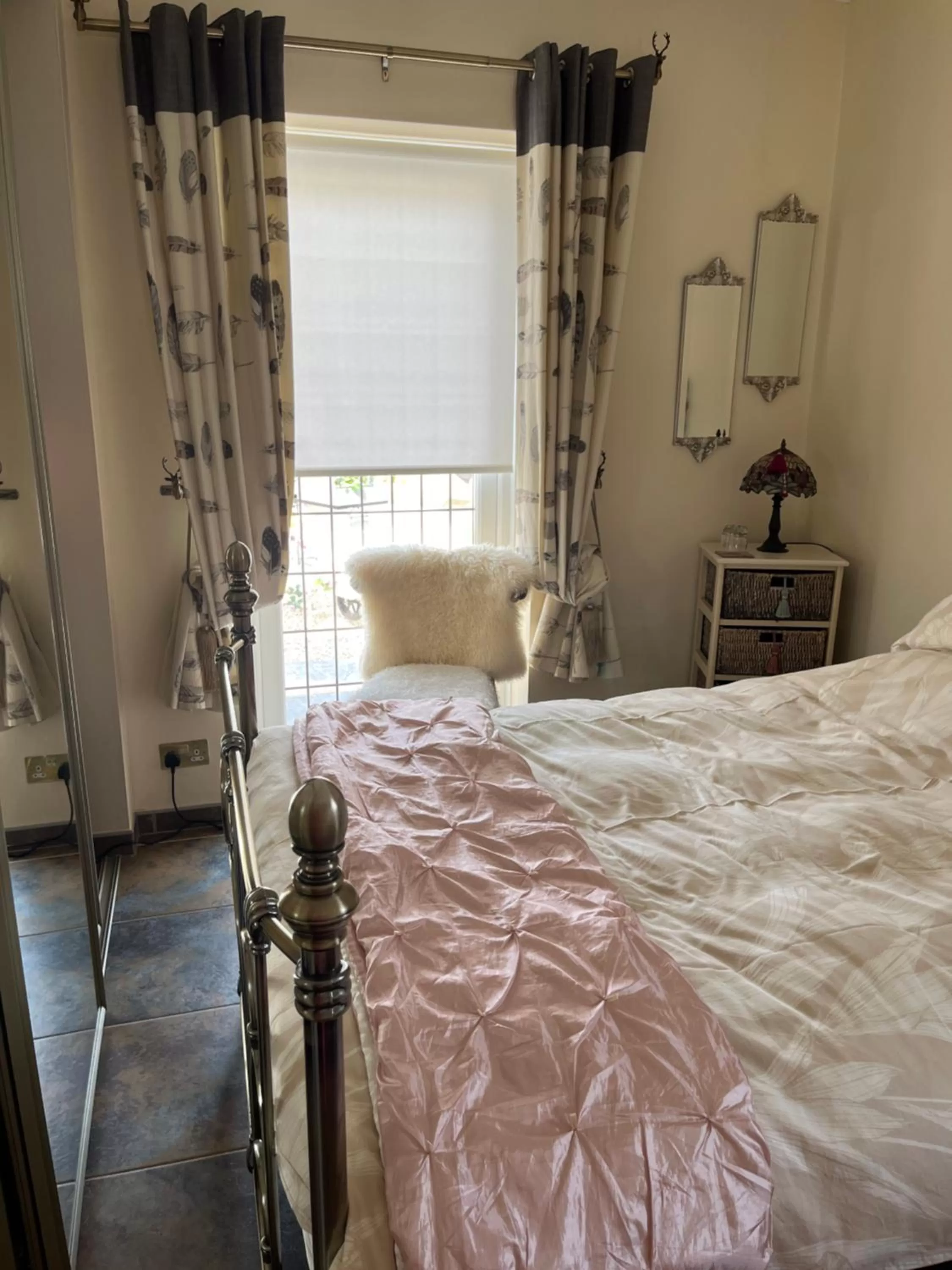 Bedroom, Bed in Retreat at The Knowe Auchincruive Estate