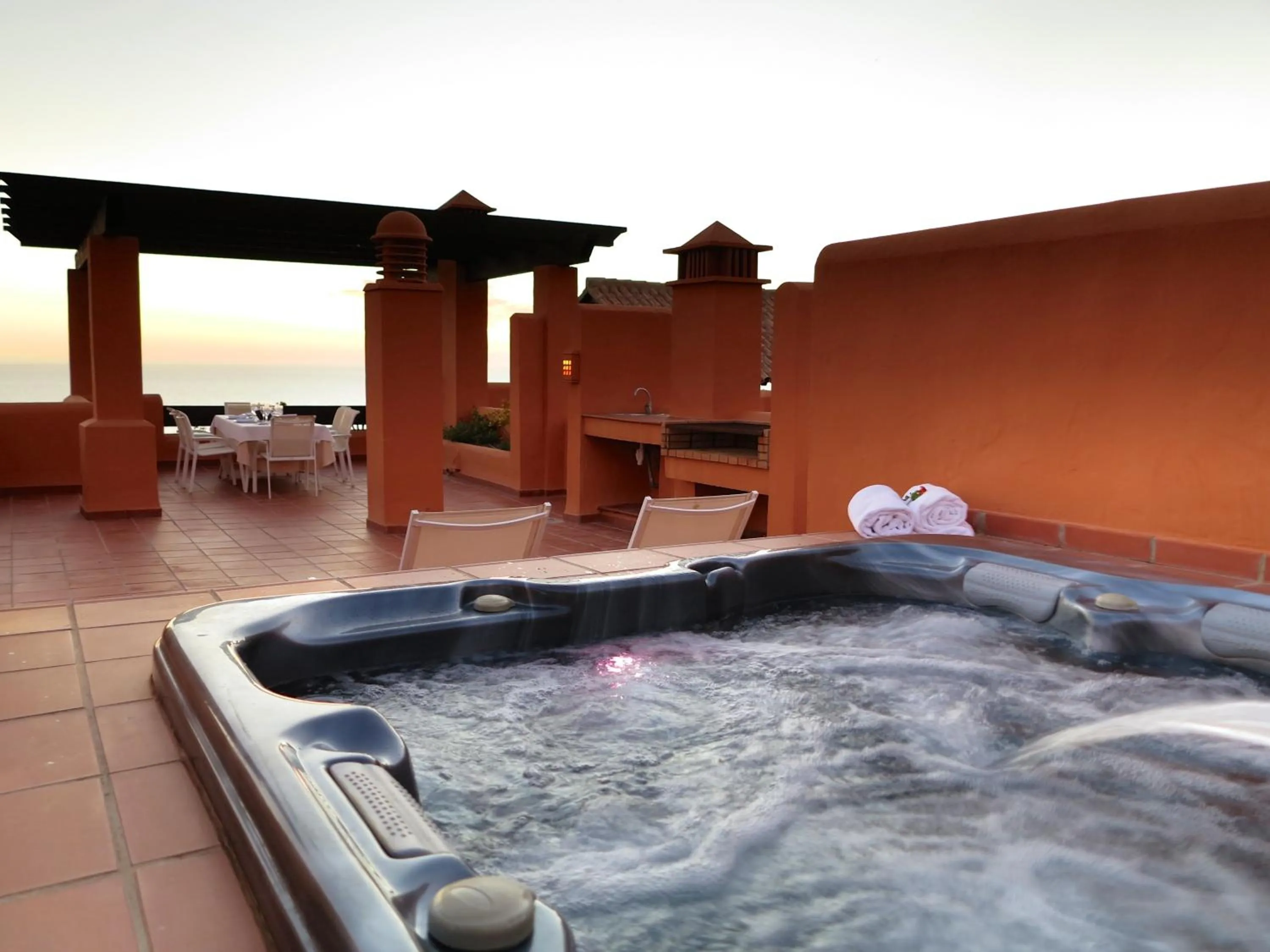 Balcony/Terrace in Aparthotel Novo Resort