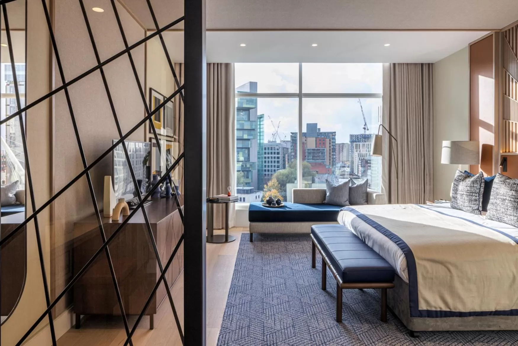 Bedroom, Bed in The Lowry Hotel Manchester