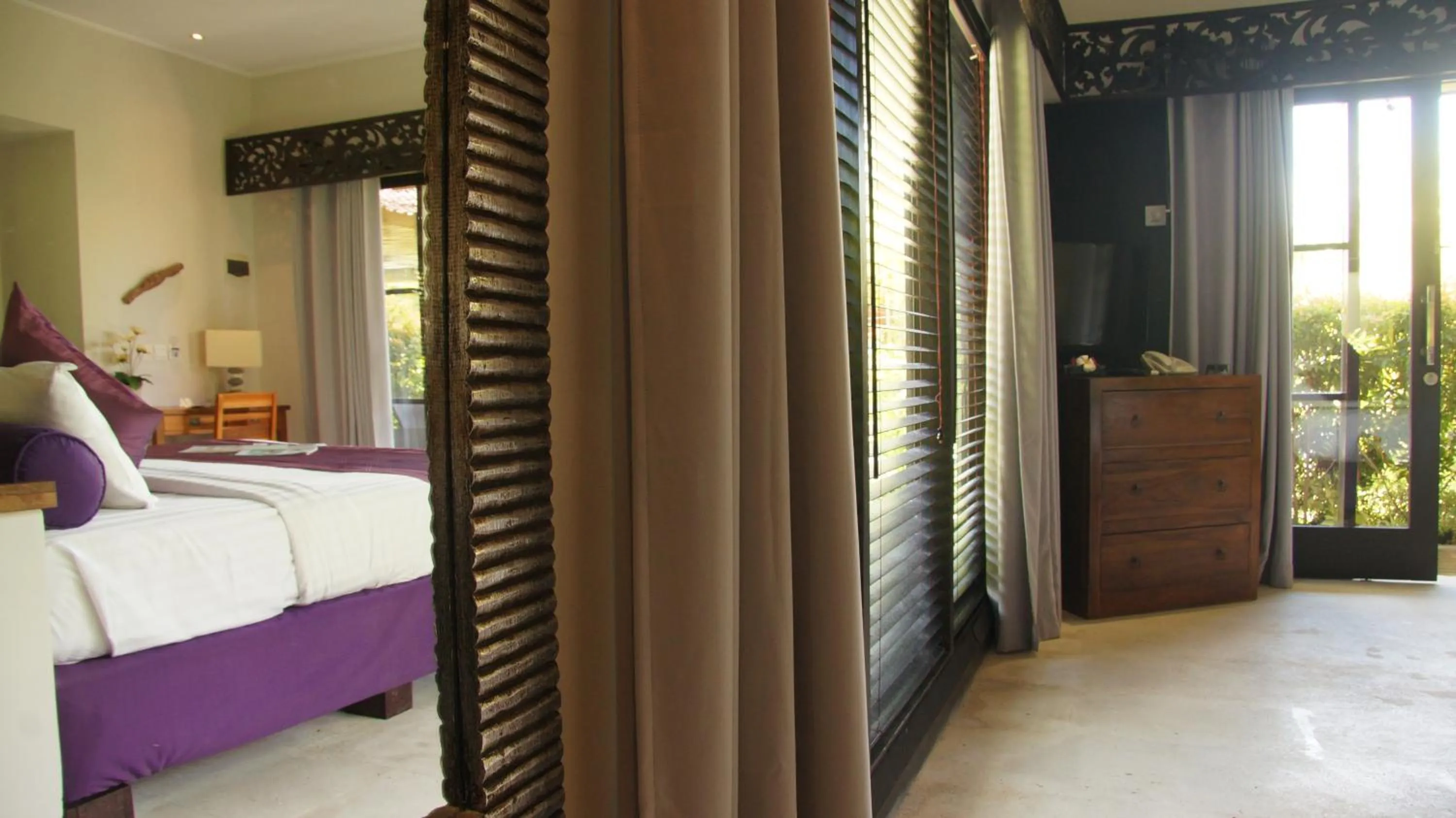 Bed in Katala Suites and Villas