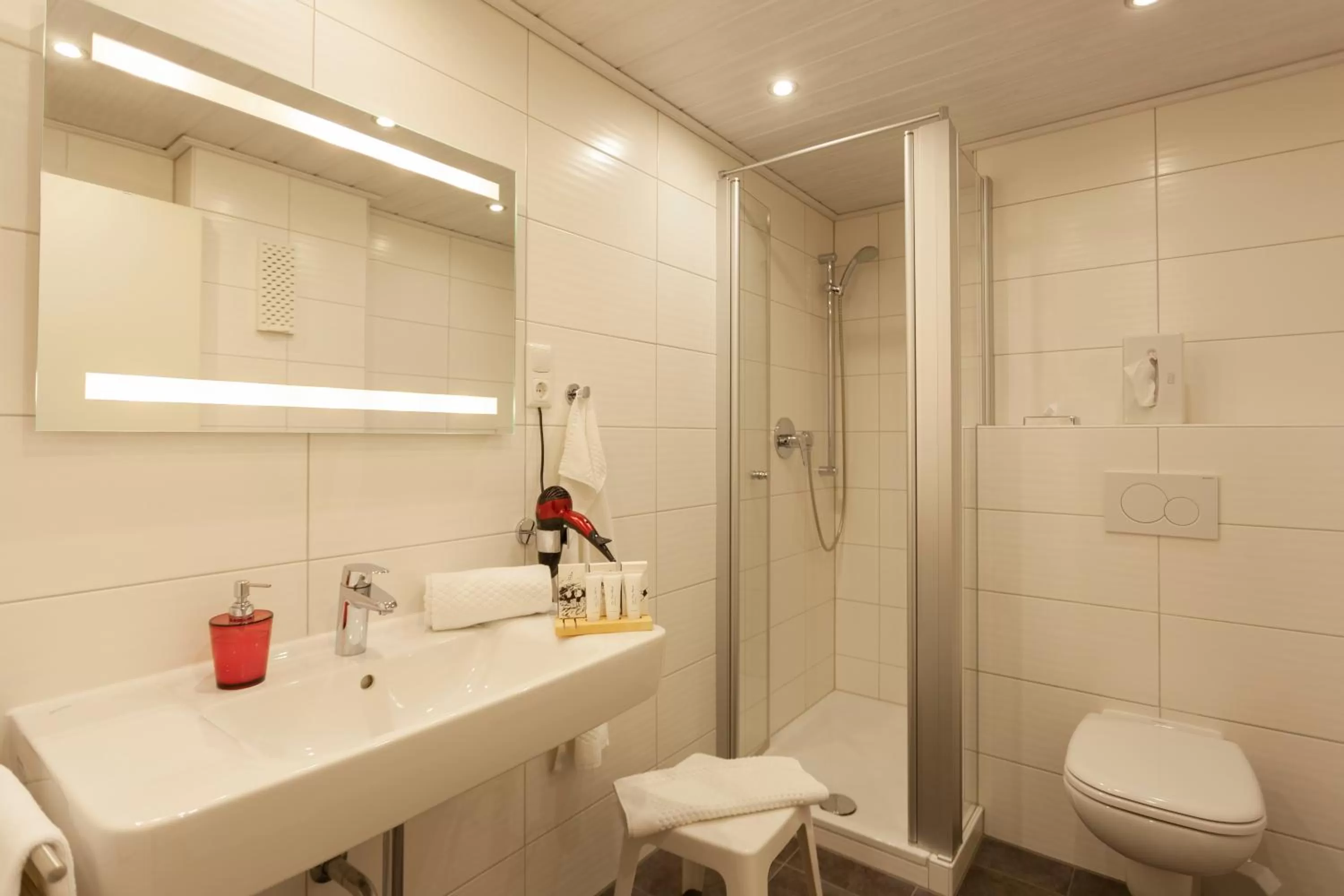 Bathroom in Hotel Haus Andrea