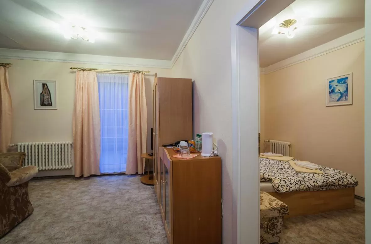 TV/Entertainment Center in Hotel Centrál