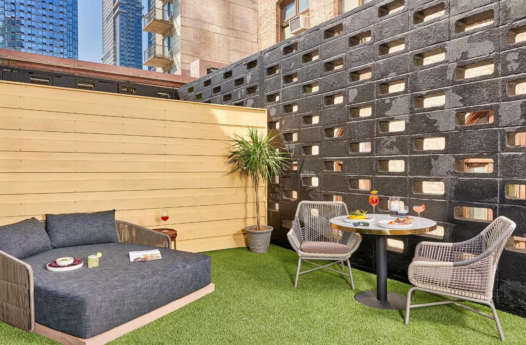 Patio in Cachet Boutique Hotel NYC