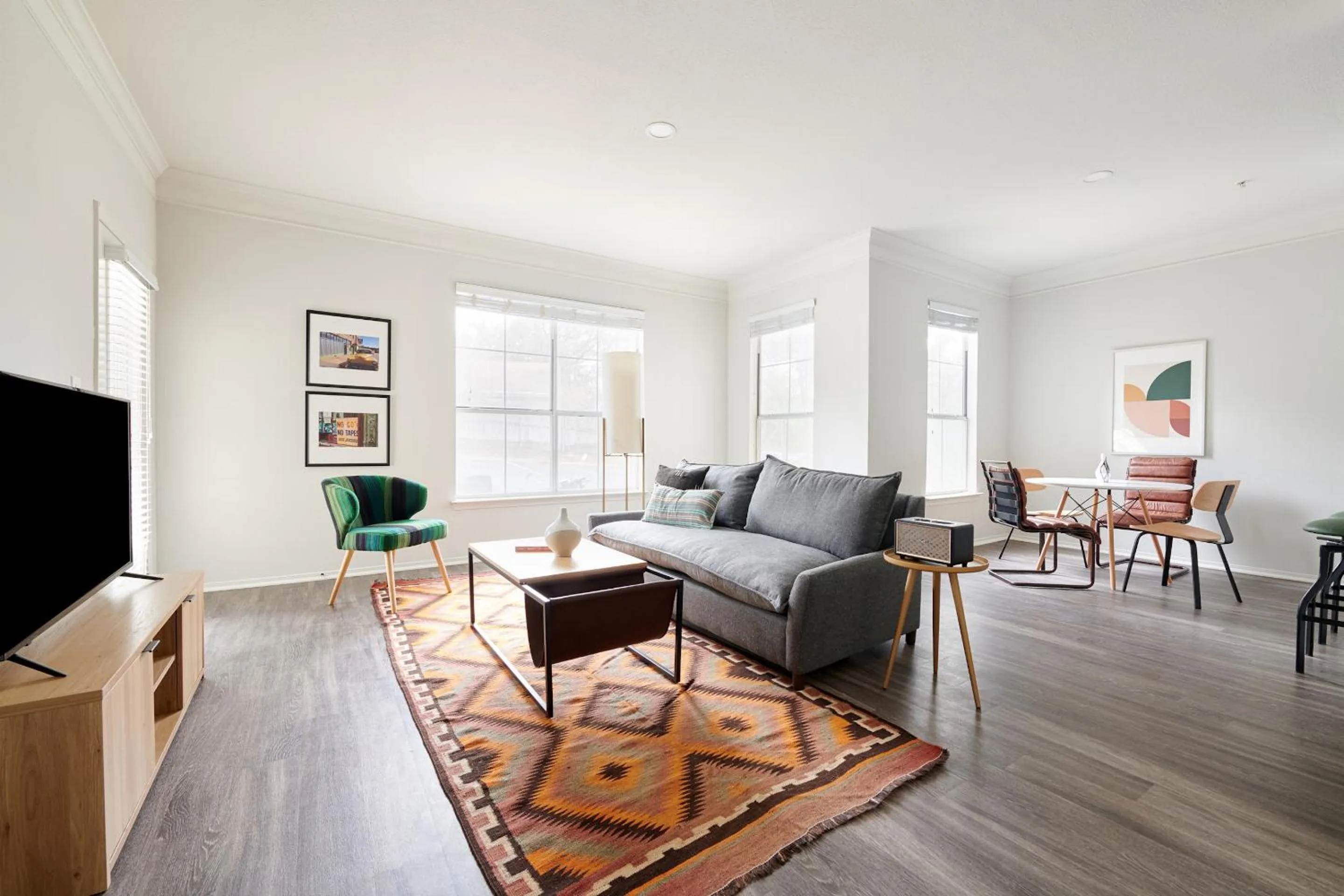 Living room in Sonder at South Congress
