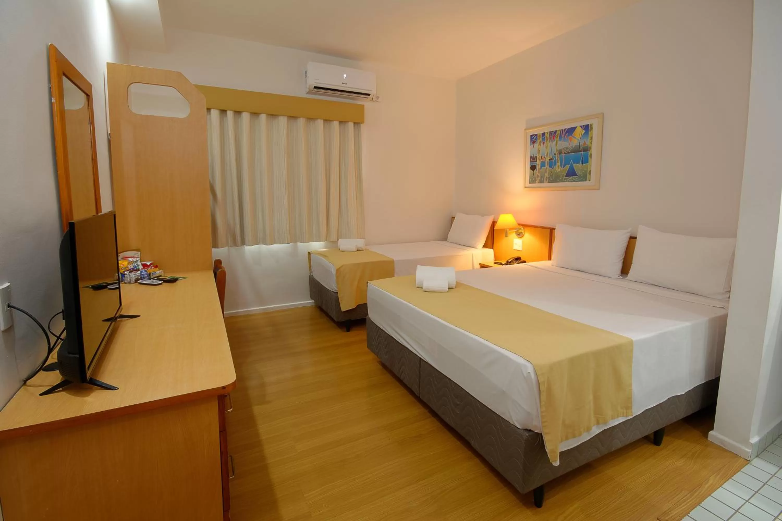 Bedroom, Bed in Fênix Hotel Limeira