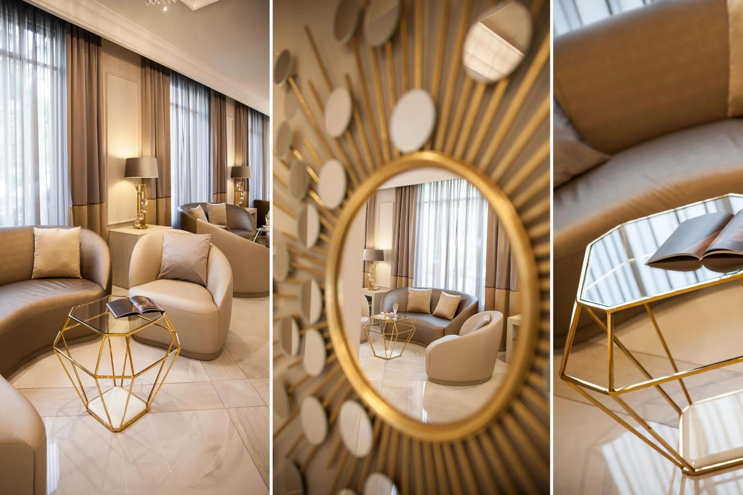 Communal lounge/ TV room in Hotel Dei Fiori Restaurant - Meeting & Spa