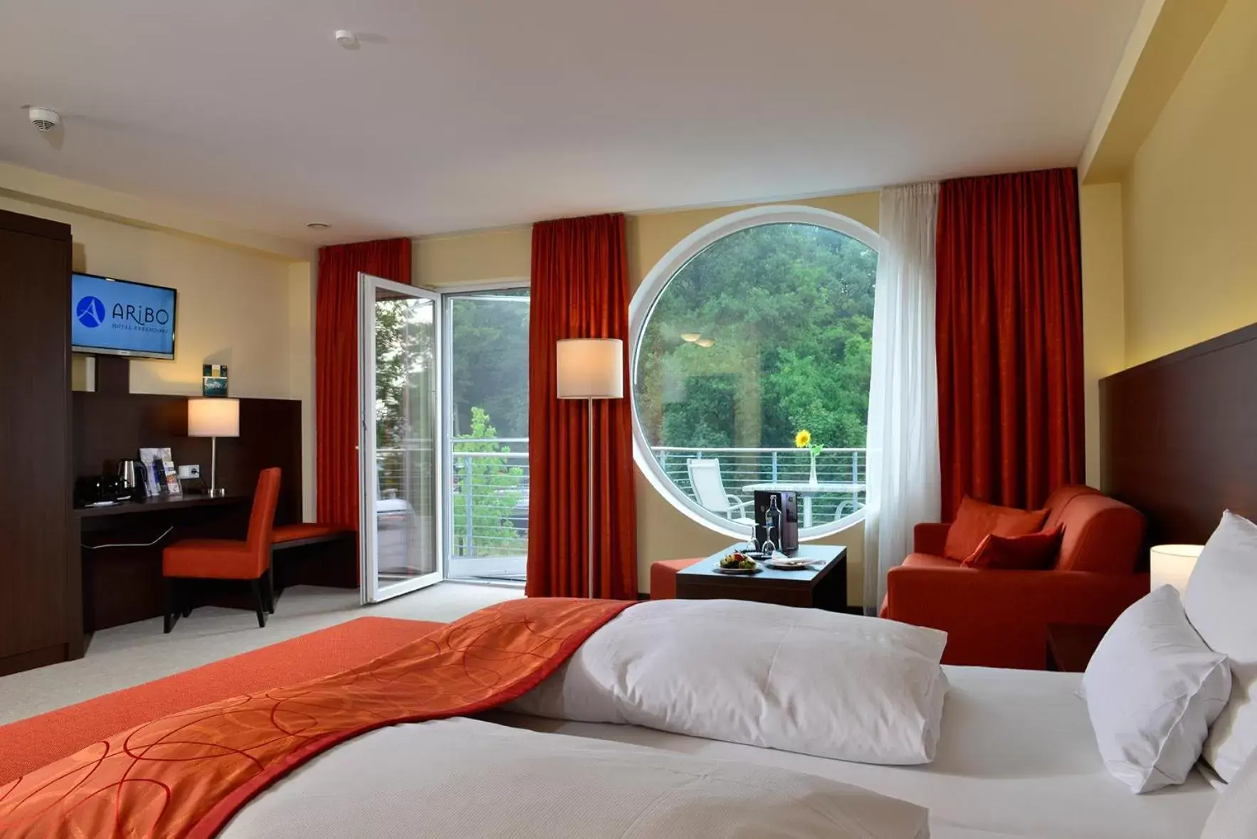 Double Room with Terrace - single occupancy in Aribo Hotel Double Room with Terrace - single occupancy in Aribo Hotel