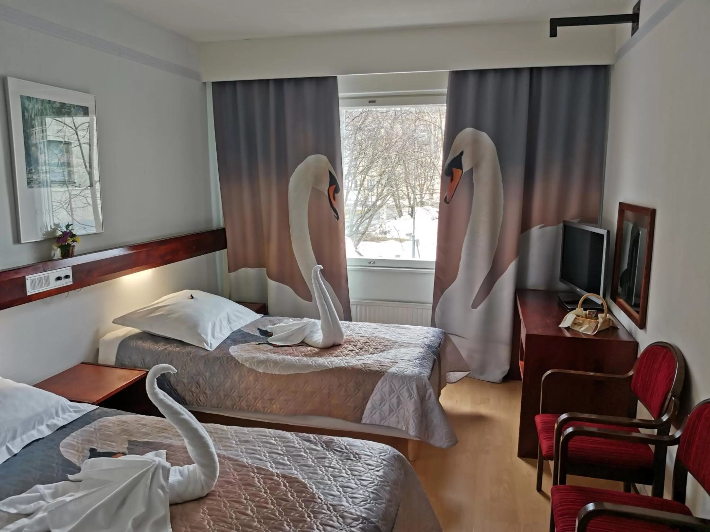 Photo of the whole room in Hotel Kemijärvi