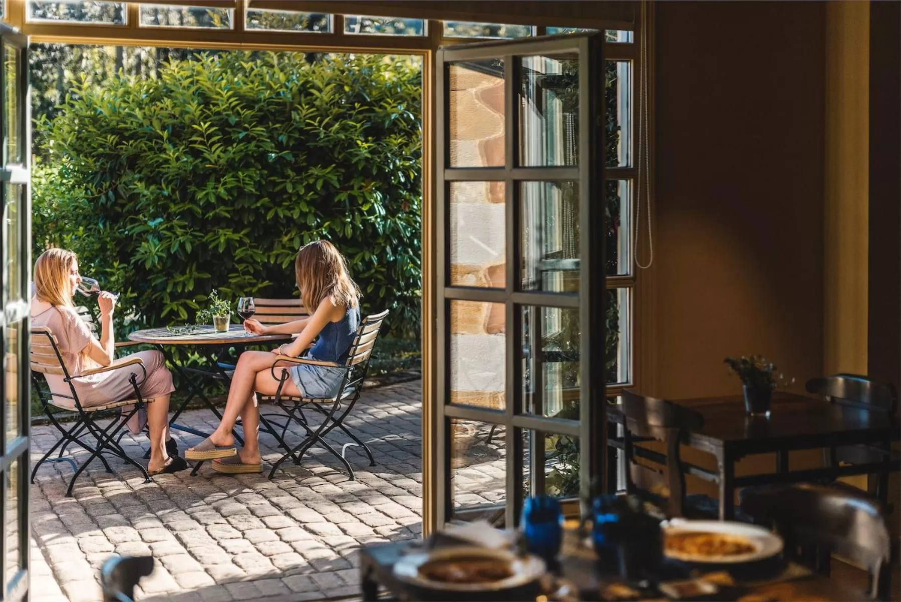 Patio in Hotel Zubieta