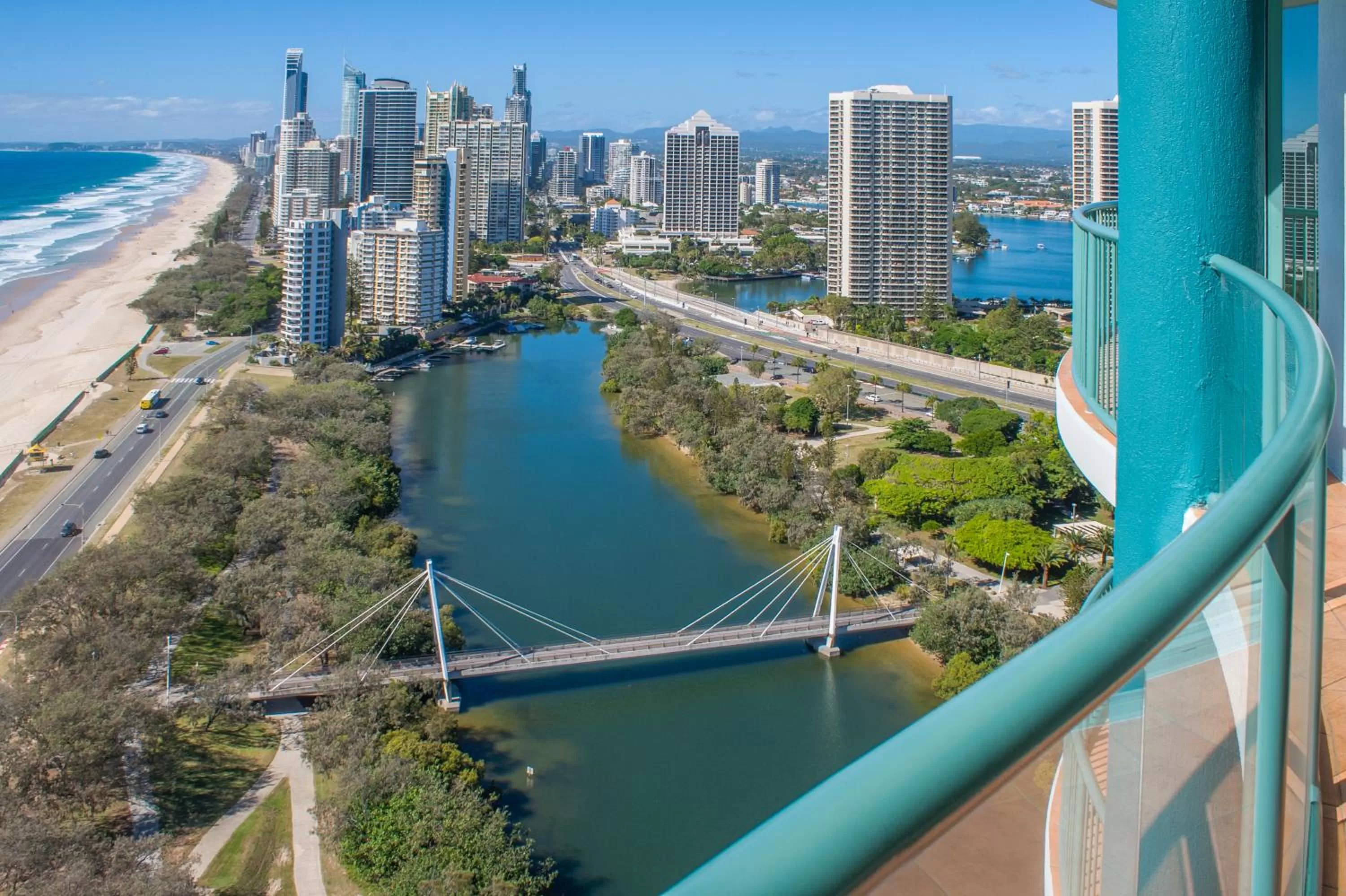 City view in The Waterford on Main Beach